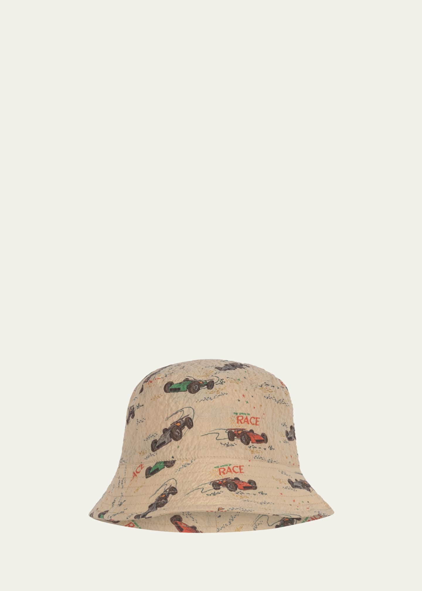 Konges Slojd Boy's Elliot Race Car Bucket Hat, Size 12M-8 Image 1 of 2