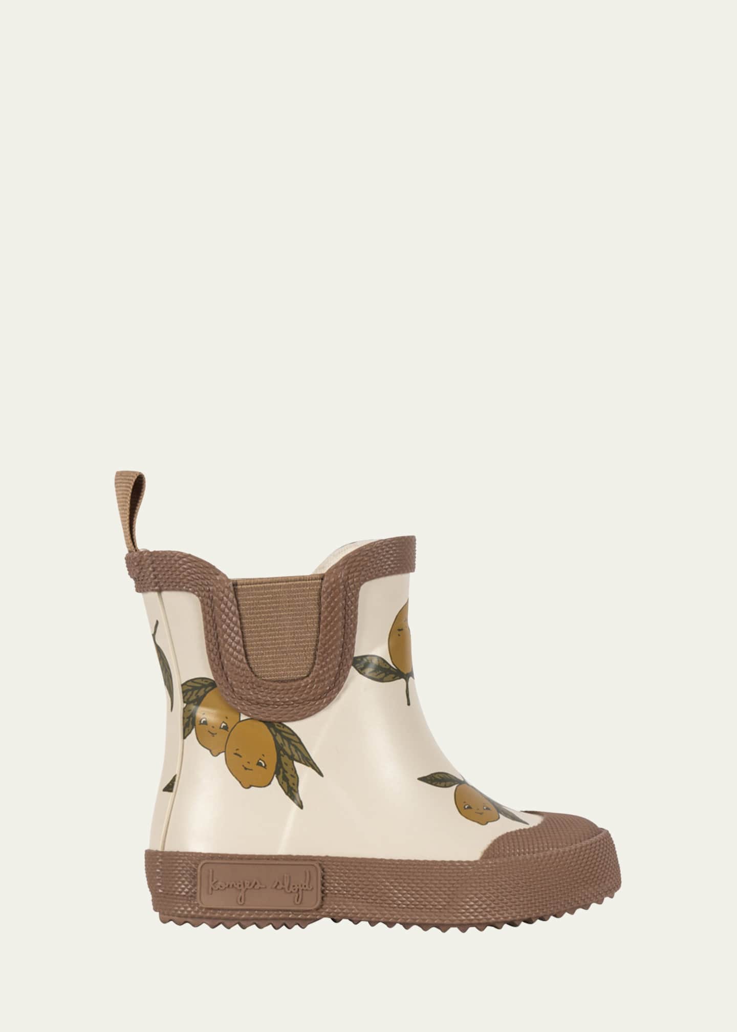 Konges Slojd Boy's Lemon Printed Rubber Welly Boots, Baby/Toddler/Kids Image 1 of 3
