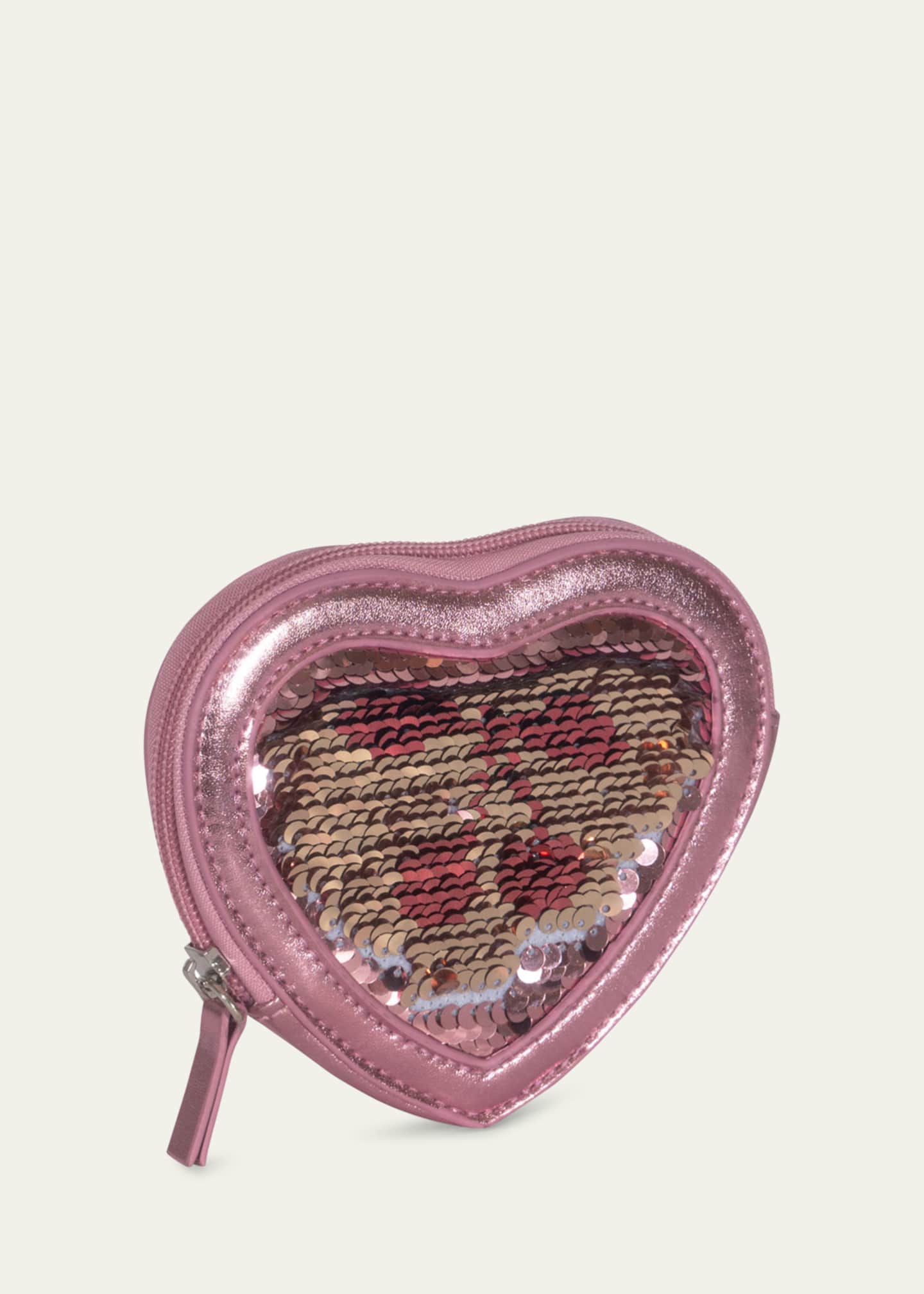 Konges Slojd Girl's Sequin Heart Wallet Image 2 of 3