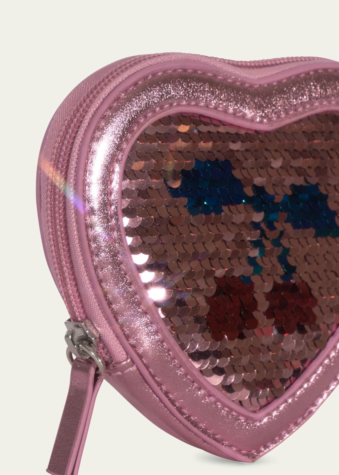Konges Slojd Girl's Sequin Heart Wallet Image 3 of 3