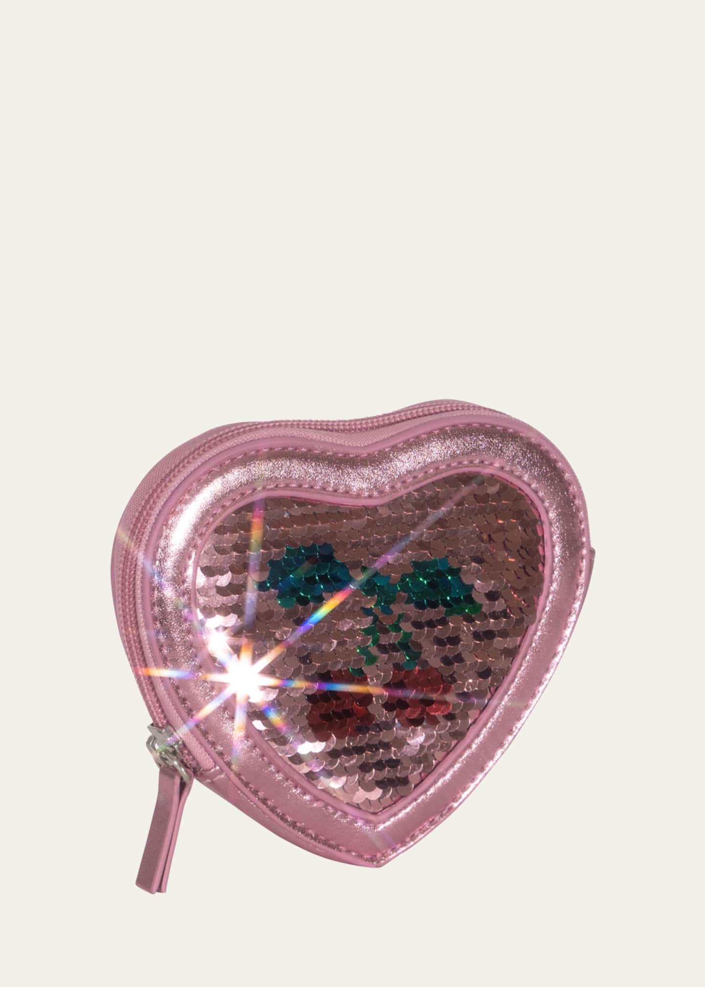 Konges Slojd Girl's Sequin Heart Wallet Image 1 of 3