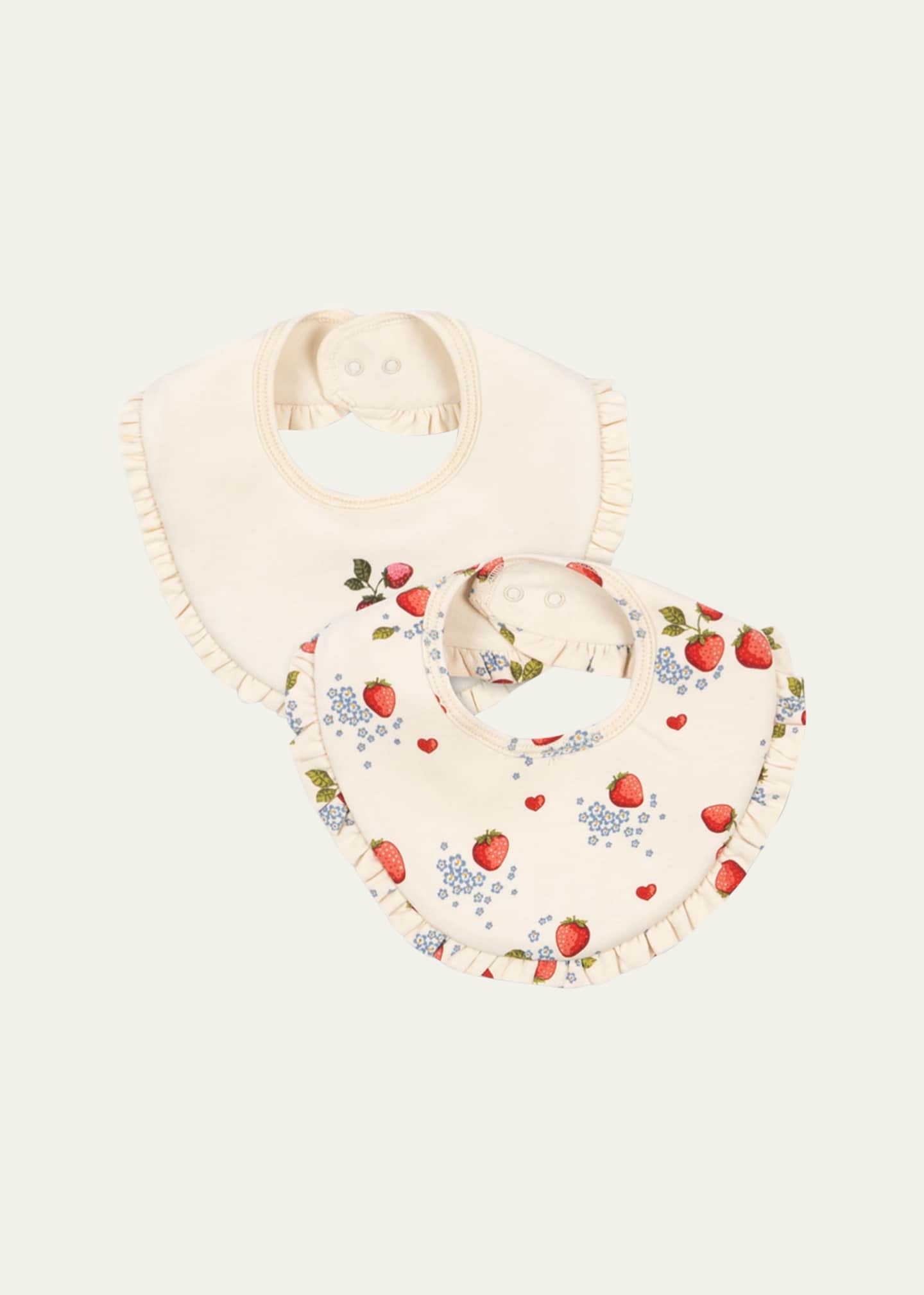 Konges Slojd Girl's 2-Pack Frill Bib Set