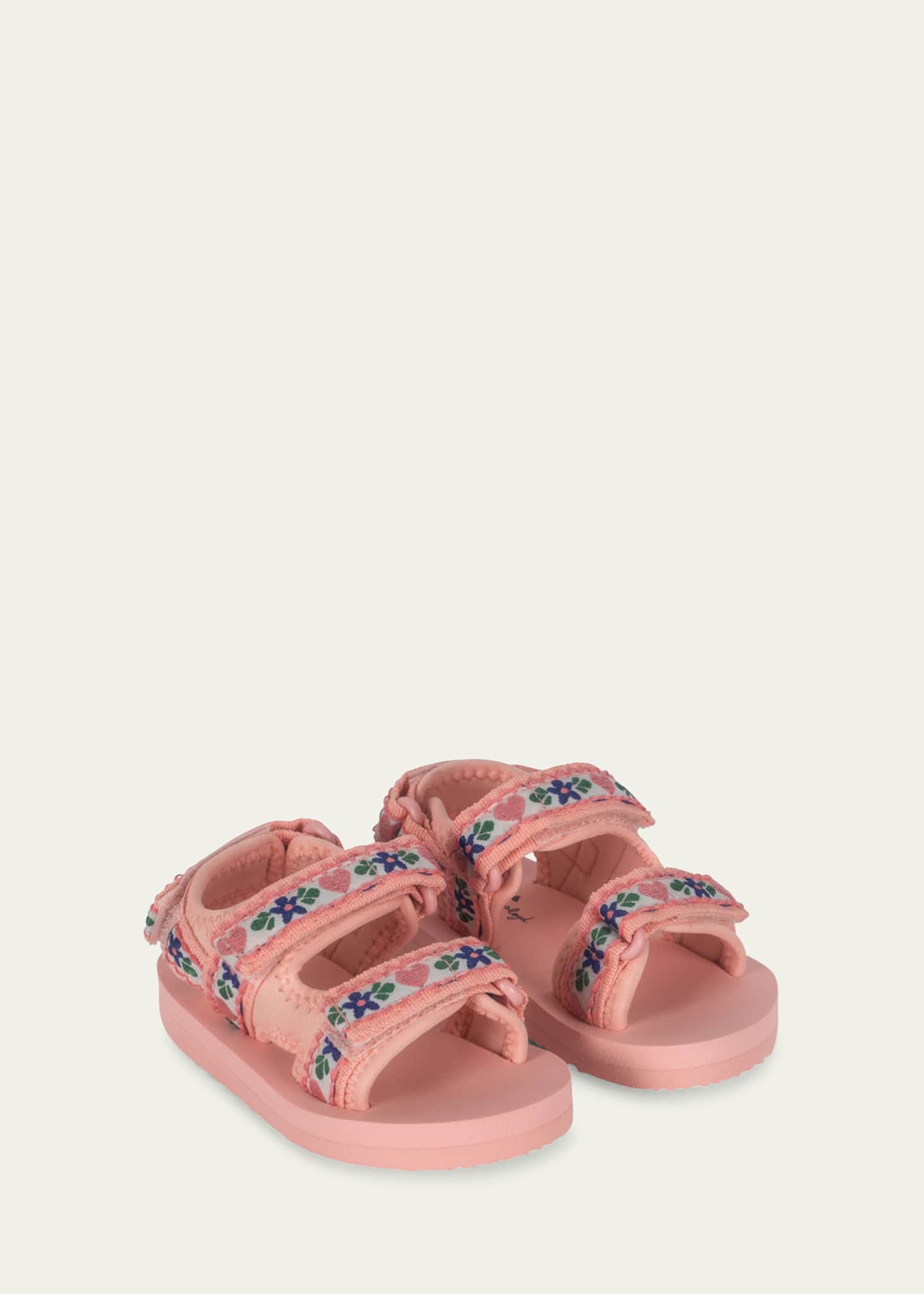 Konges Slojd Girl's Flower Printed Grip-Strap Sandals, Baby/Toddler/Kids Image 2 of 2