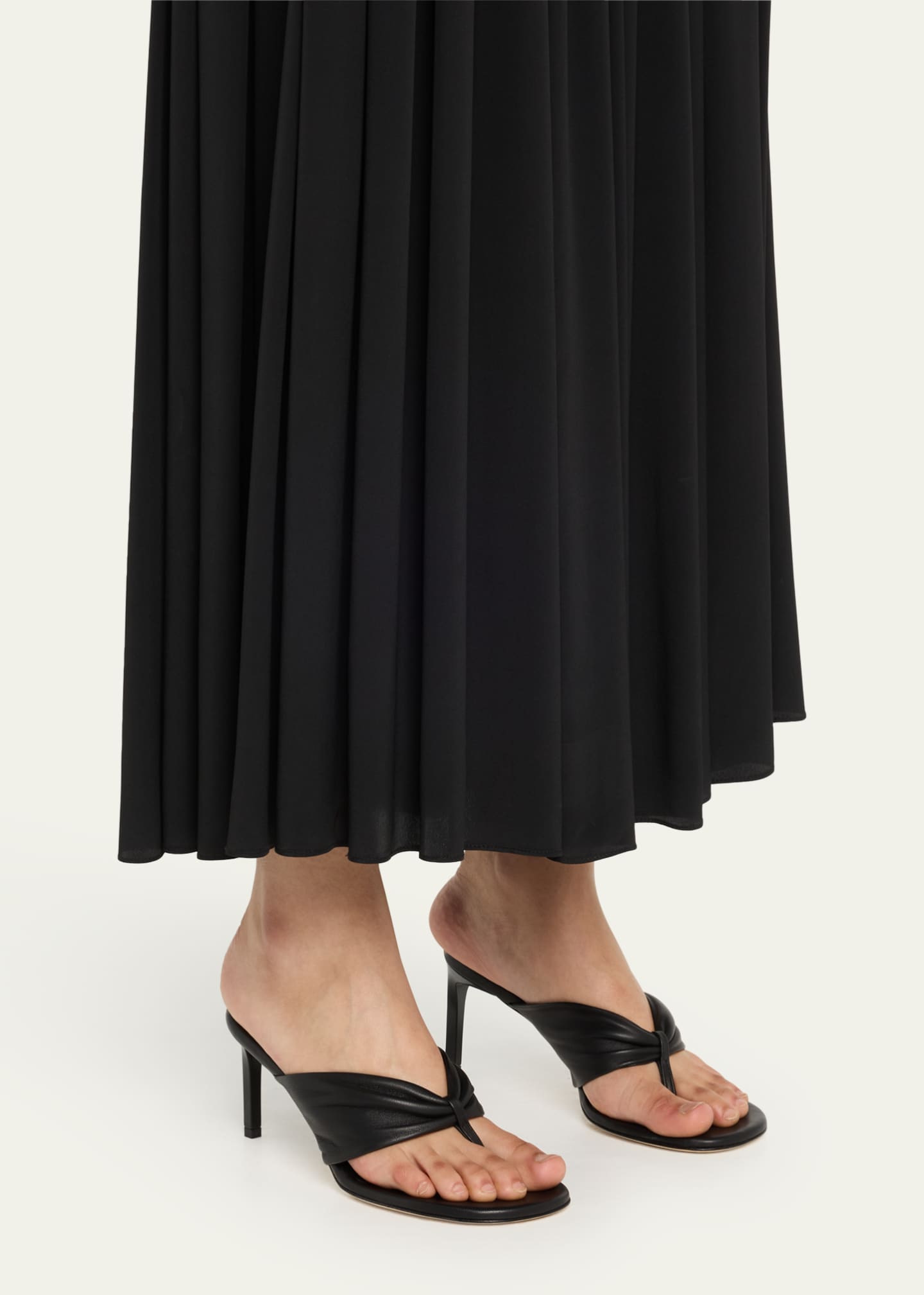 Dear Frances Leather Wrap Sandals Image 2 of 6