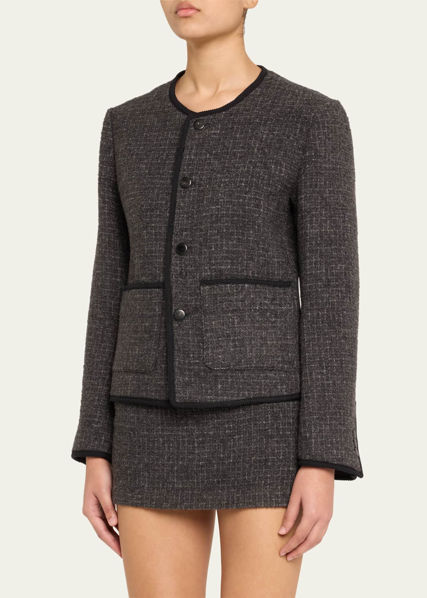TONYWACK Tailored Tweed Jacket Image 4 of 5