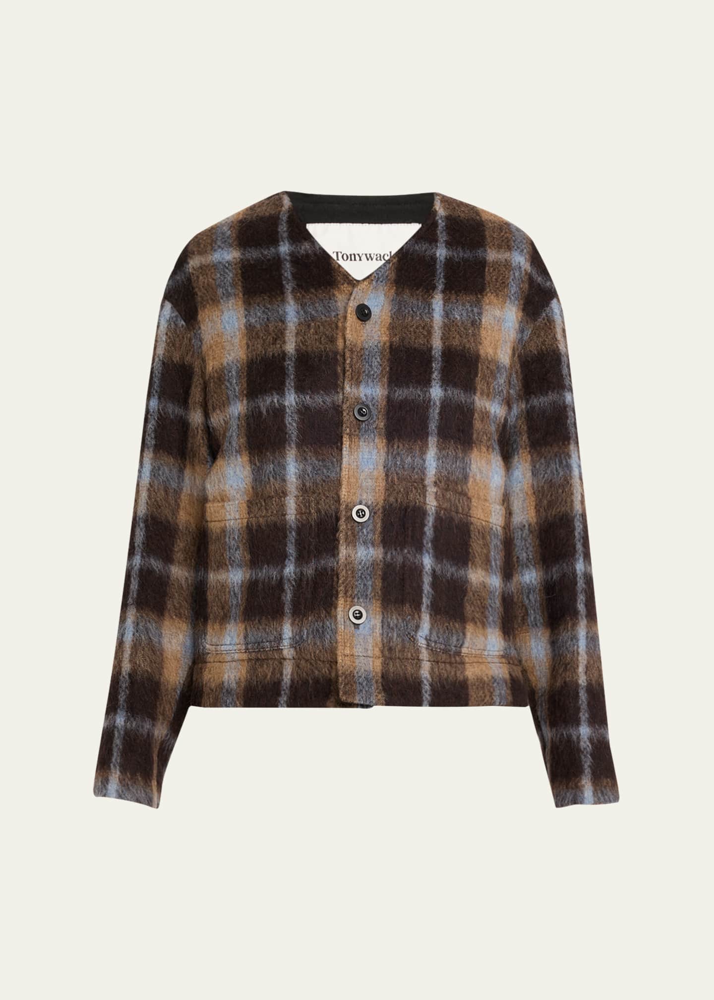 Blouson Check Wool Jacket