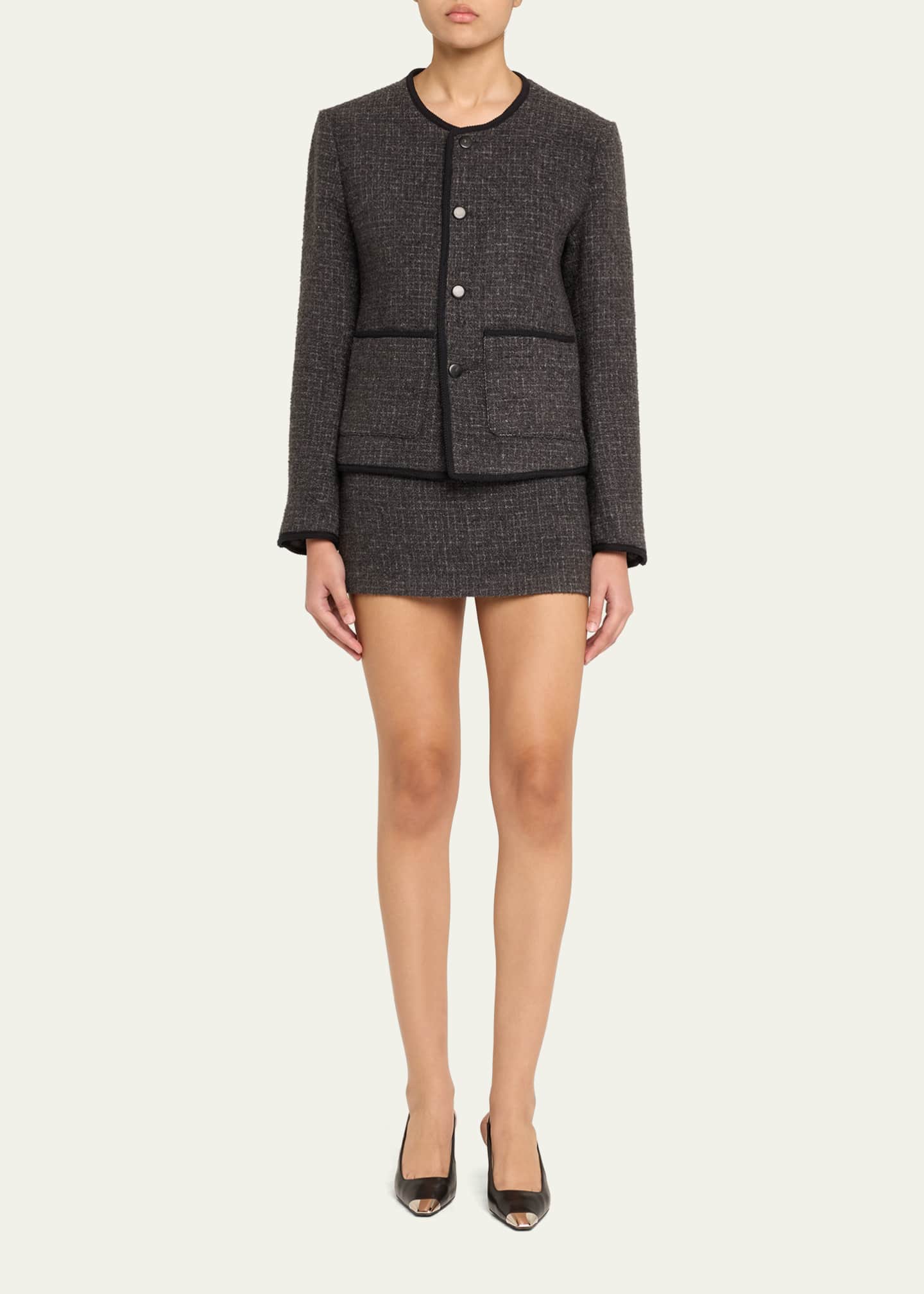 TONYWACK Tweed Mini Skirt Image 2 of 5