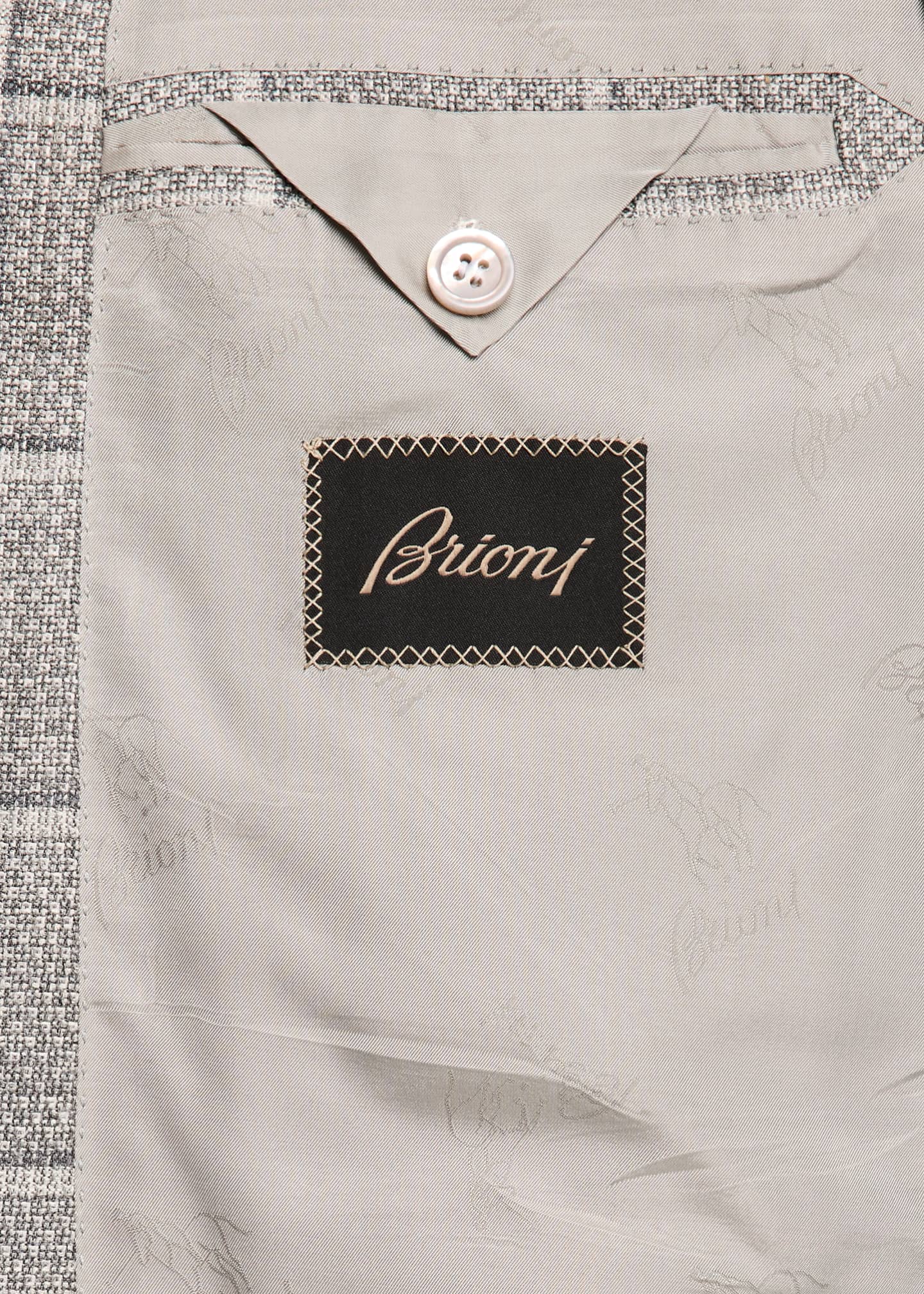Brioni Men's Cashmere-Blend Plaid Sport Coat Image 6 of 8