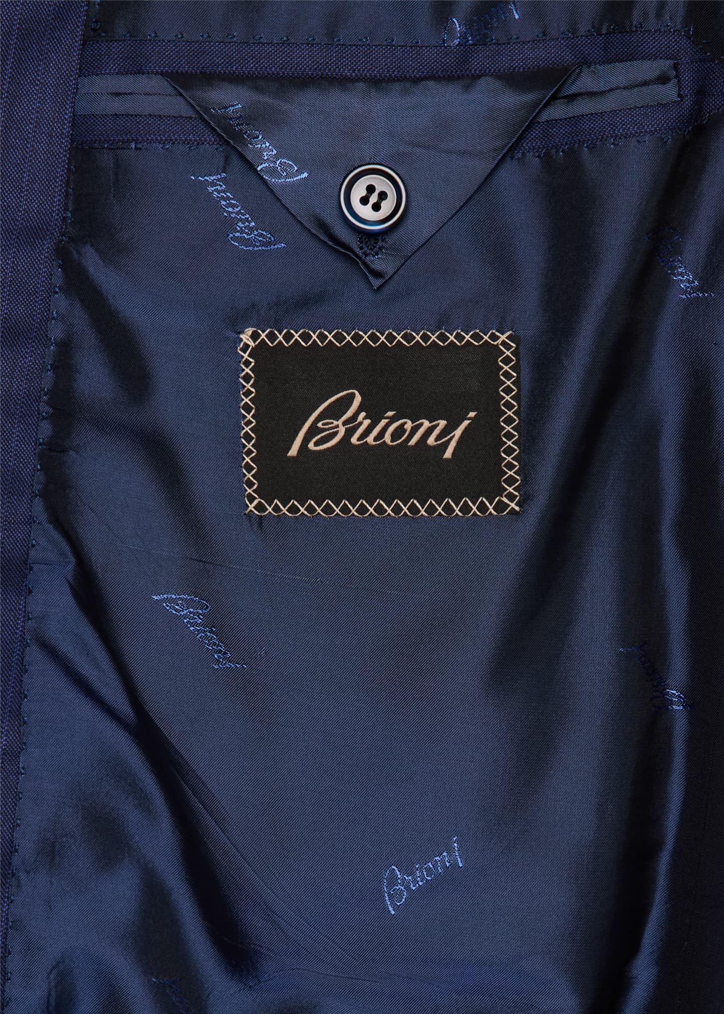 Brioni Men's Brunico Tonal Striped Suit Image 7 of 8