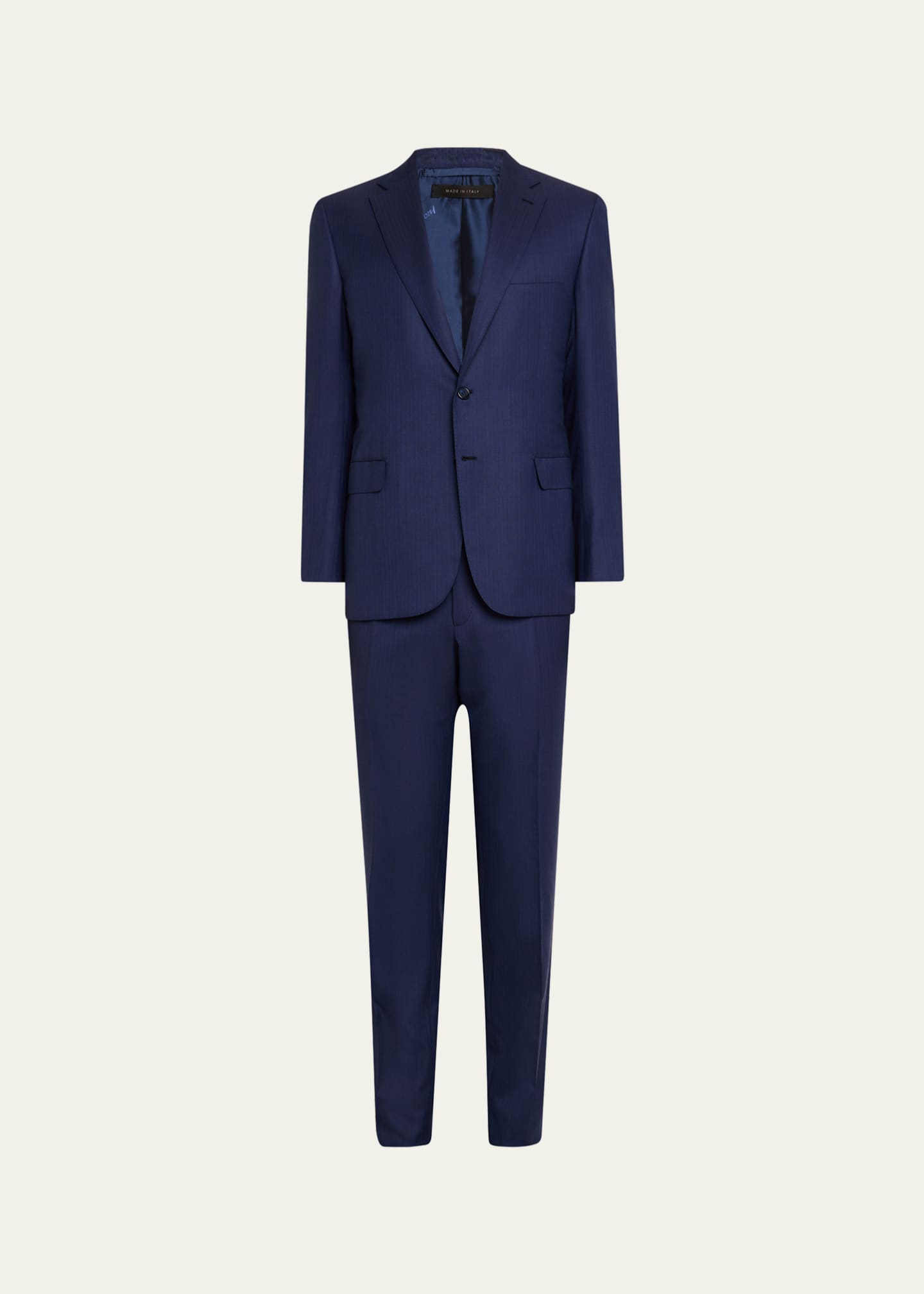 Brioni Men's Brunico Tonal Striped Suit Image 1 of 8