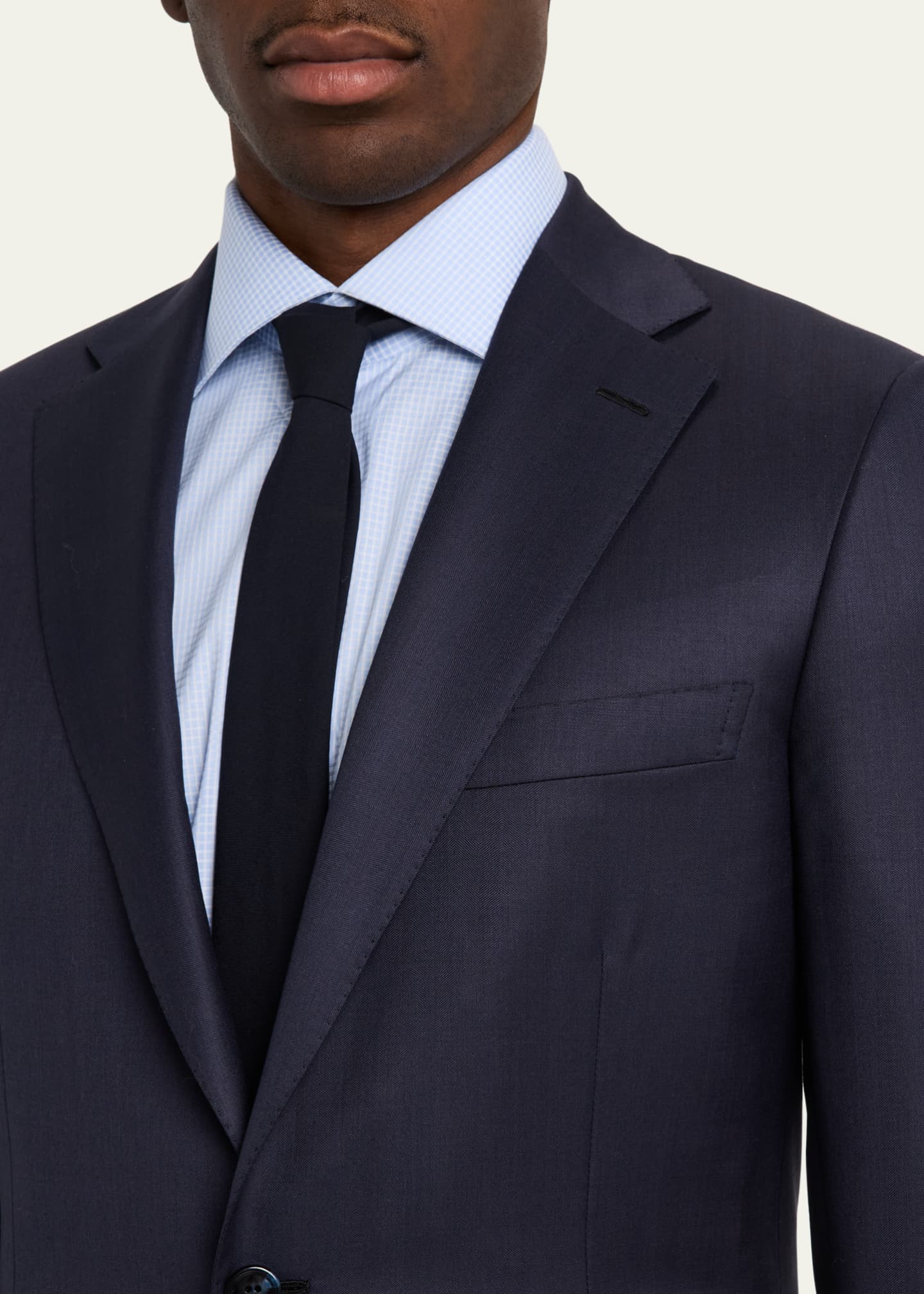Brioni Men's Brunico Herringbone Suit Image 6 of 8