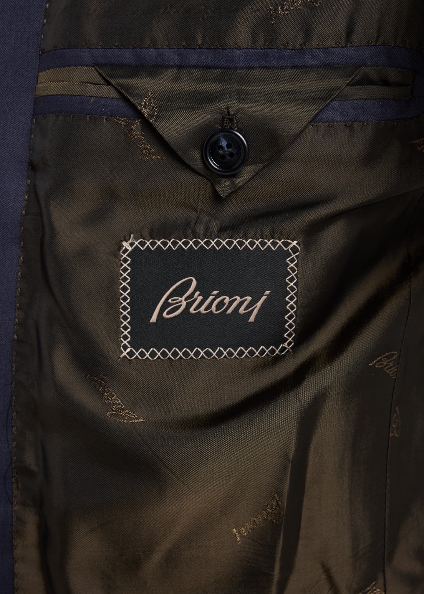 Brioni Men's Brunico Herringbone Suit Image 7 of 8
