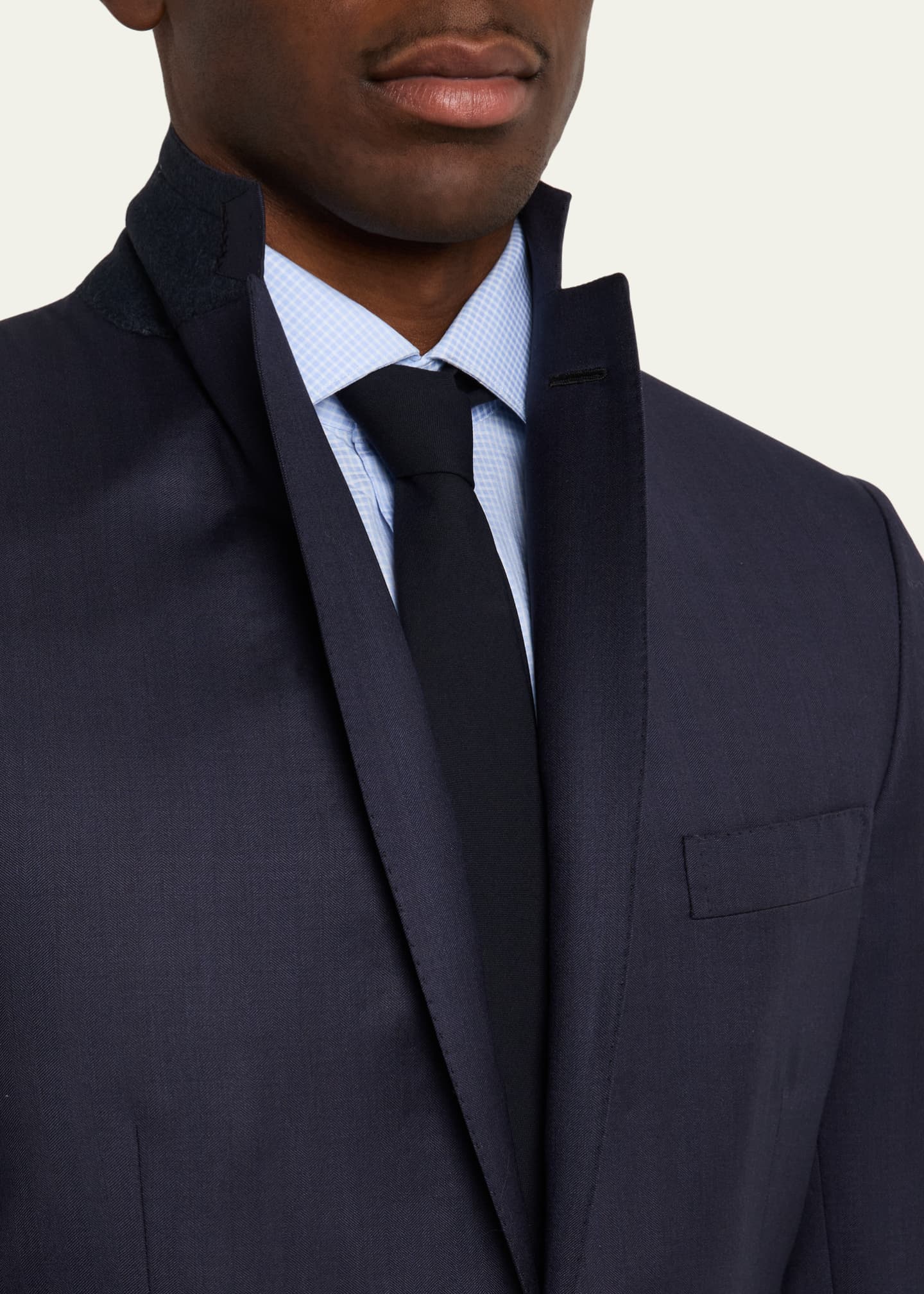 Brioni Men's Brunico Herringbone Suit Image 8 of 8