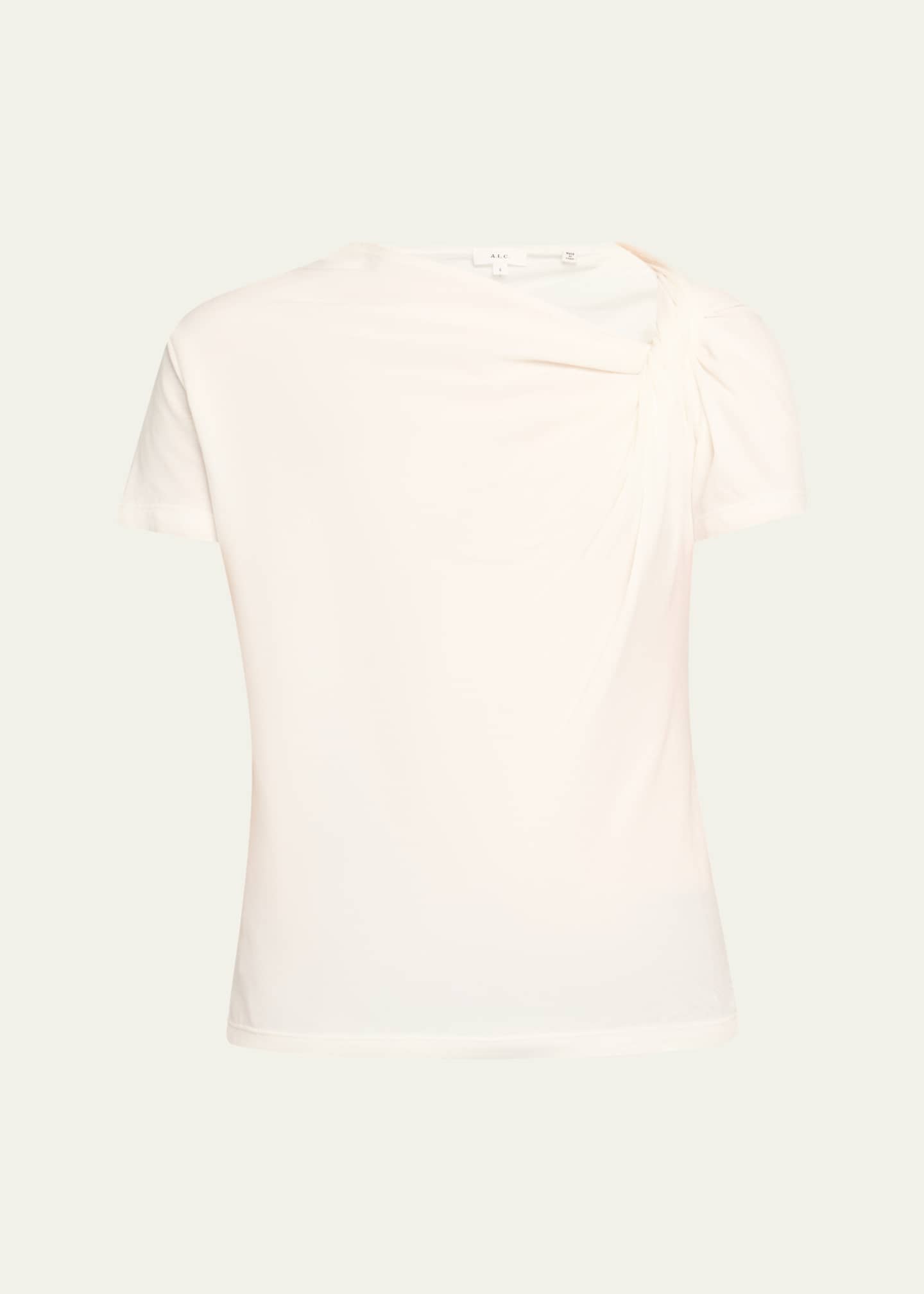 Liz Short-Sleeve Twist Top