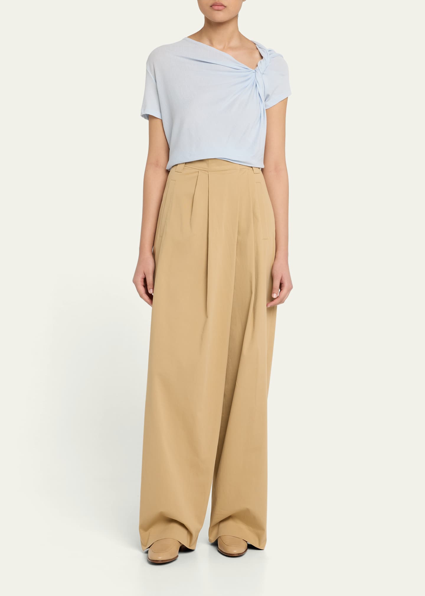 Liz Short-Sleeve Twist Top - Thumbnail 2