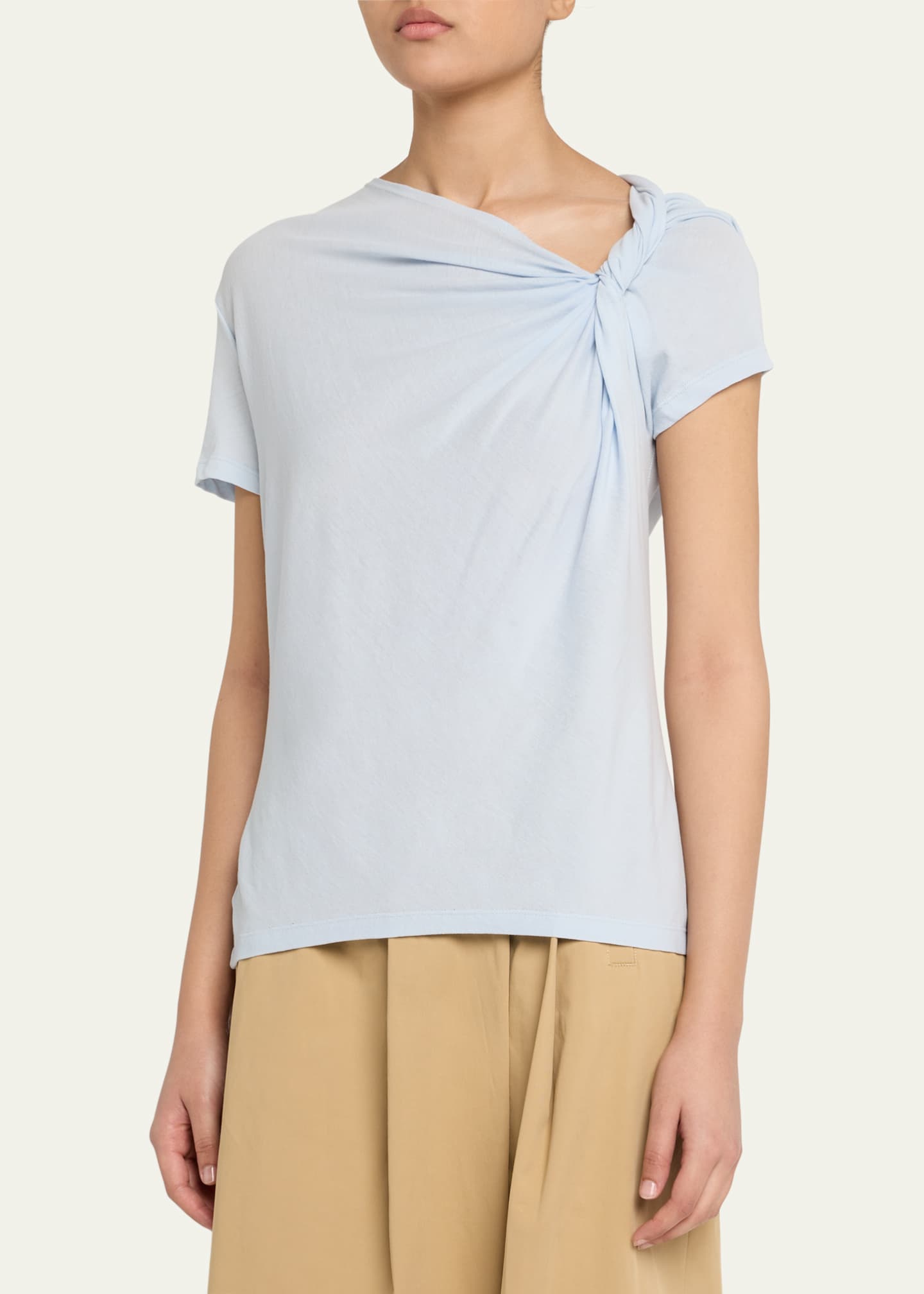 Liz Short-Sleeve Twist Top - Thumbnail 4