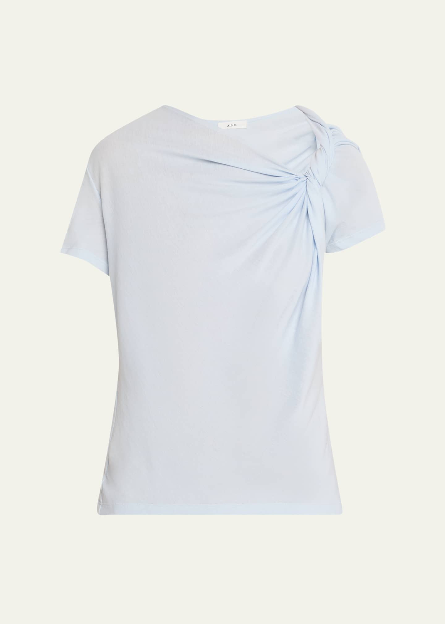 Liz Short-Sleeve Twist Top - Thumbnail 1