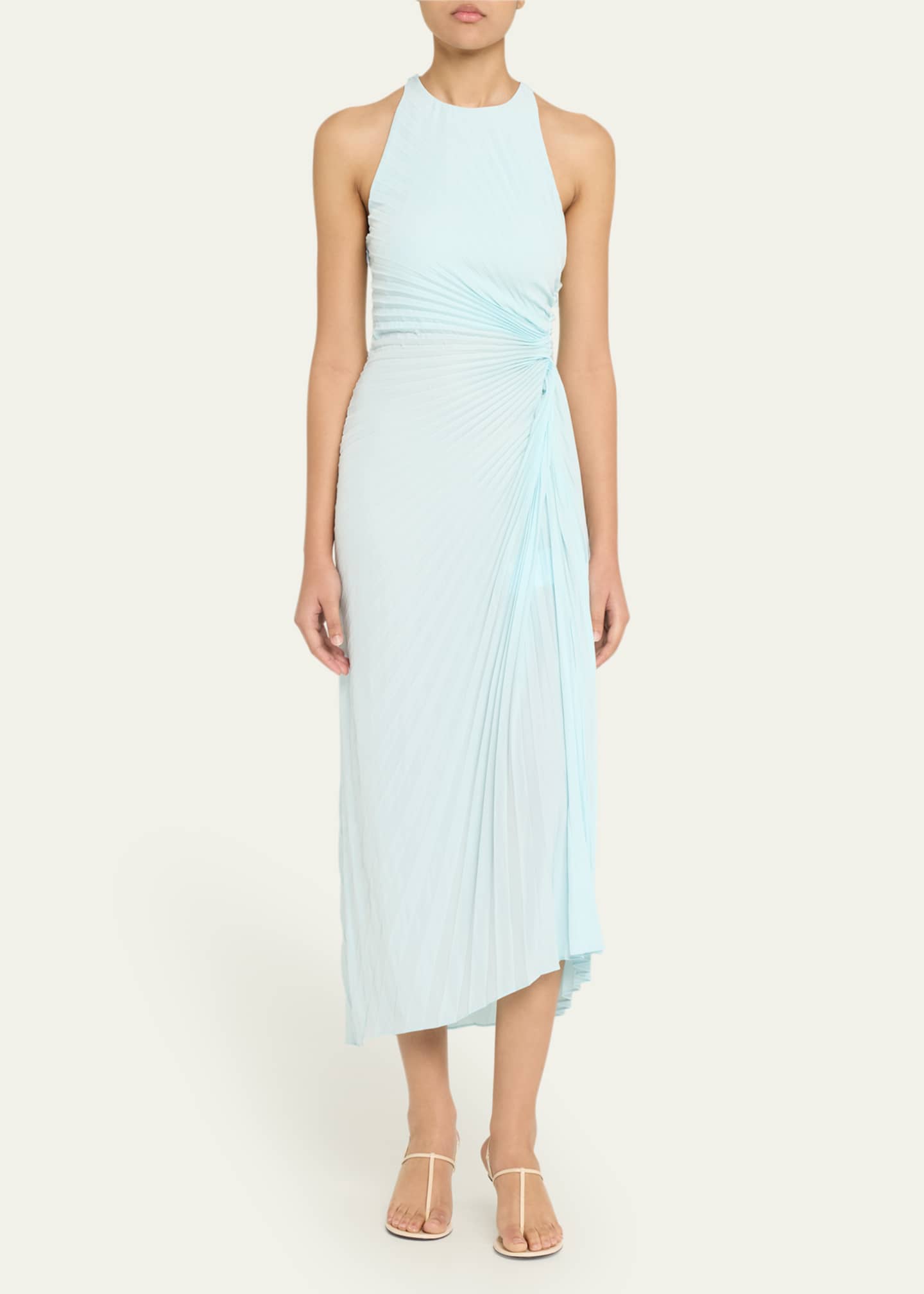 A.L.C. Reagan Pleated Midi Dress Image 2 of 5