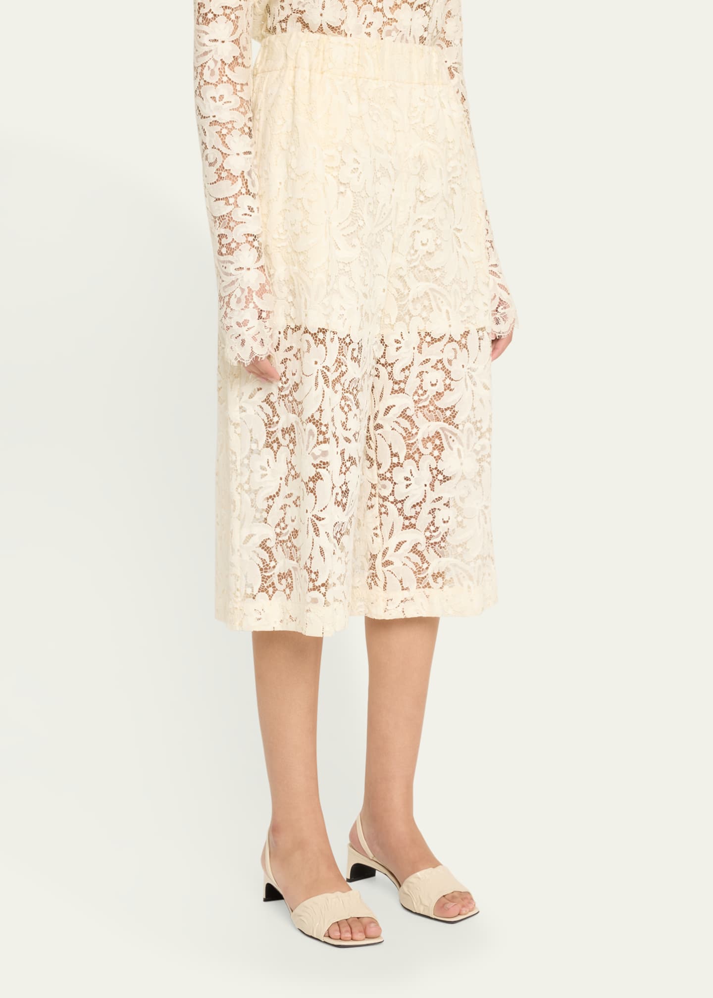 A.L.C. Bodie Long Lace Shorts Image 4 of 5