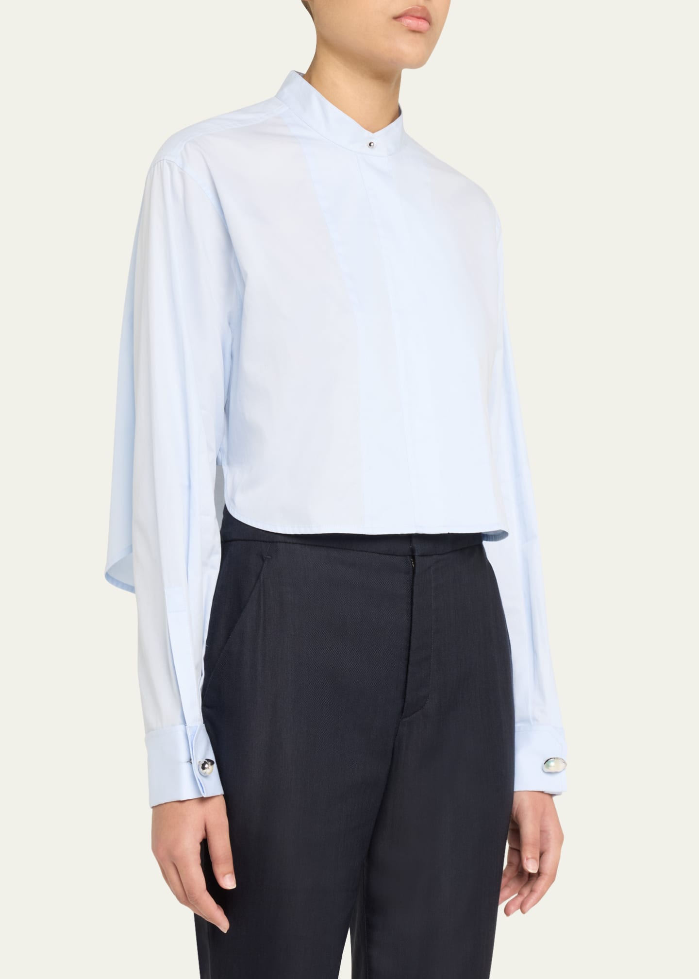 Kat Classic Cropped Shirt