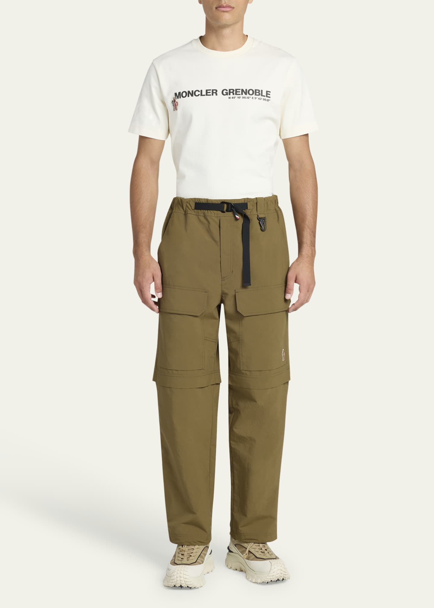 Moncler Grenoble Men's Convertible Belted Trousers Image 2 of 5