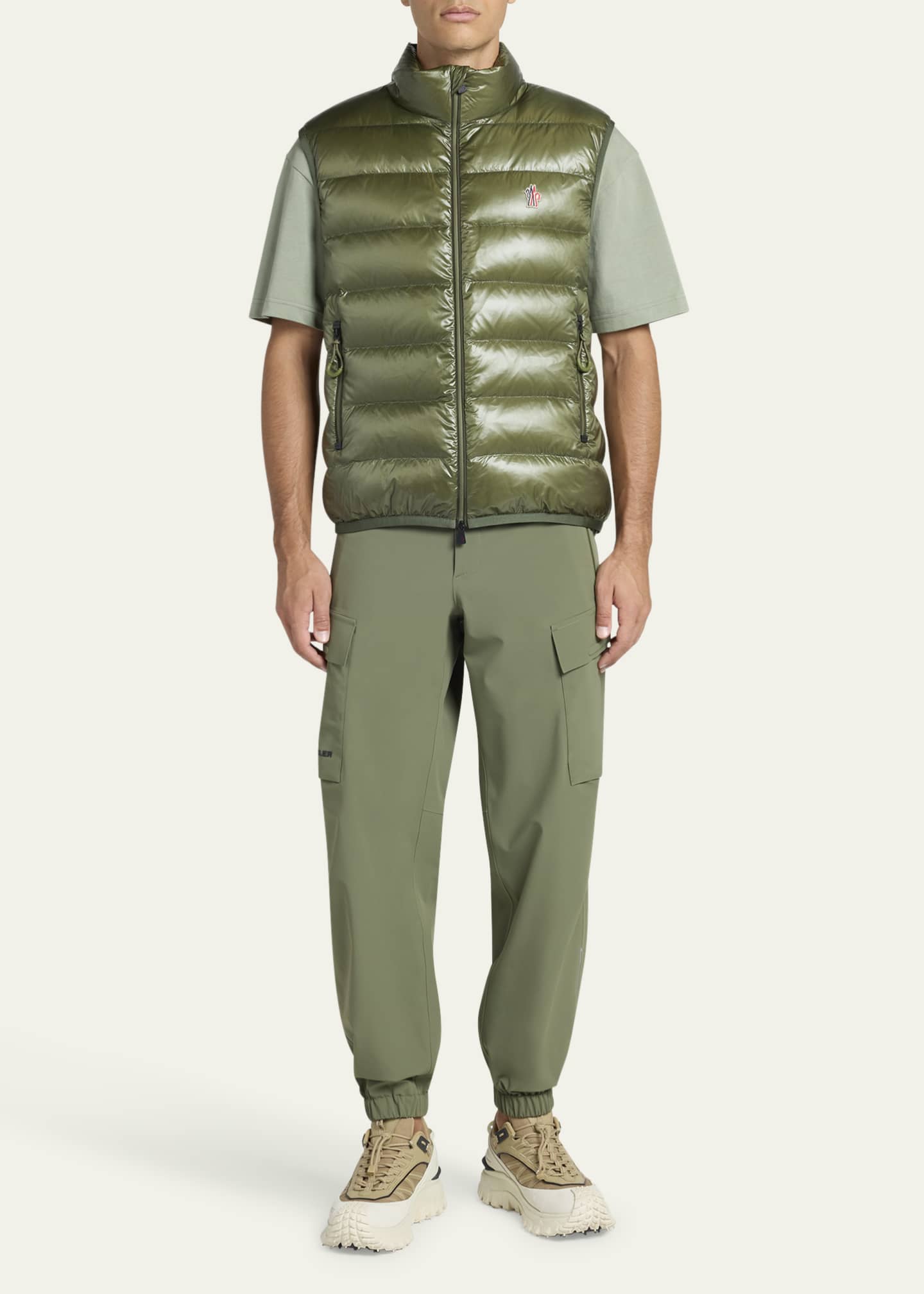 Moncler Grenoble Men's Tech Nylon Puffer Vest Image 2 of 5