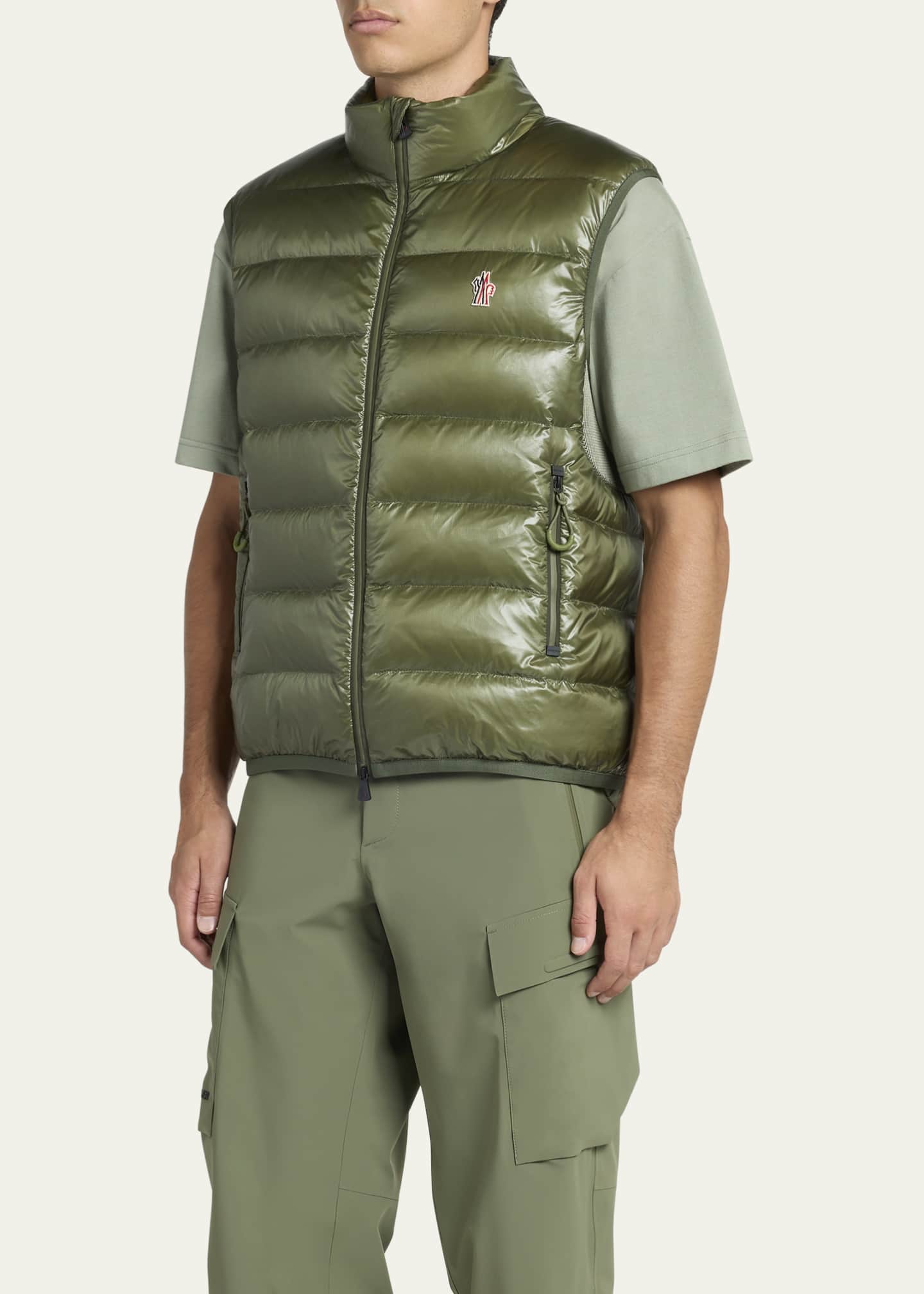 Moncler Grenoble Men's Tech Nylon Puffer Vest Image 4 of 5