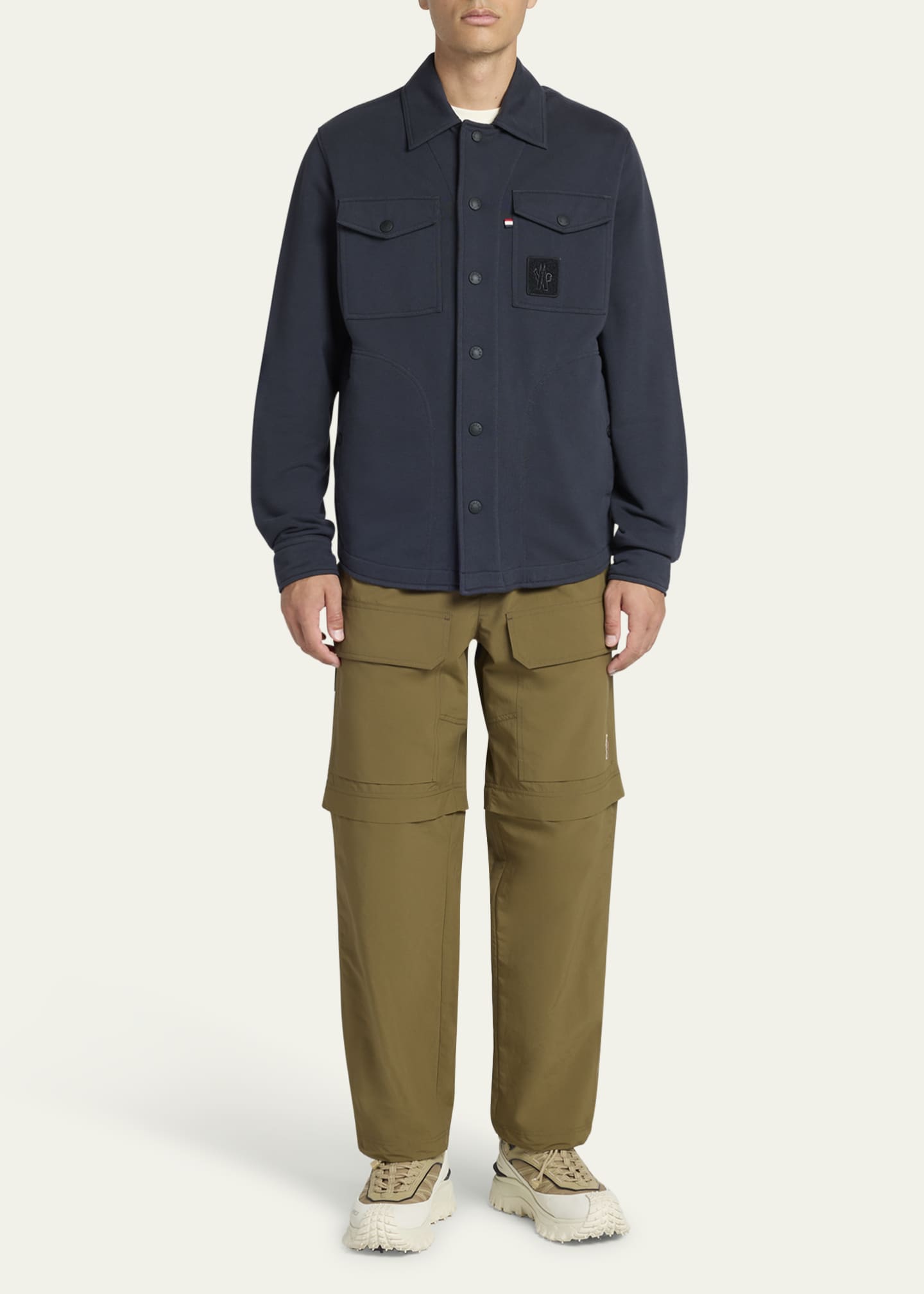 Moncler Grenoble Men's Heavy Jersey Overshirt Image 2 of 5