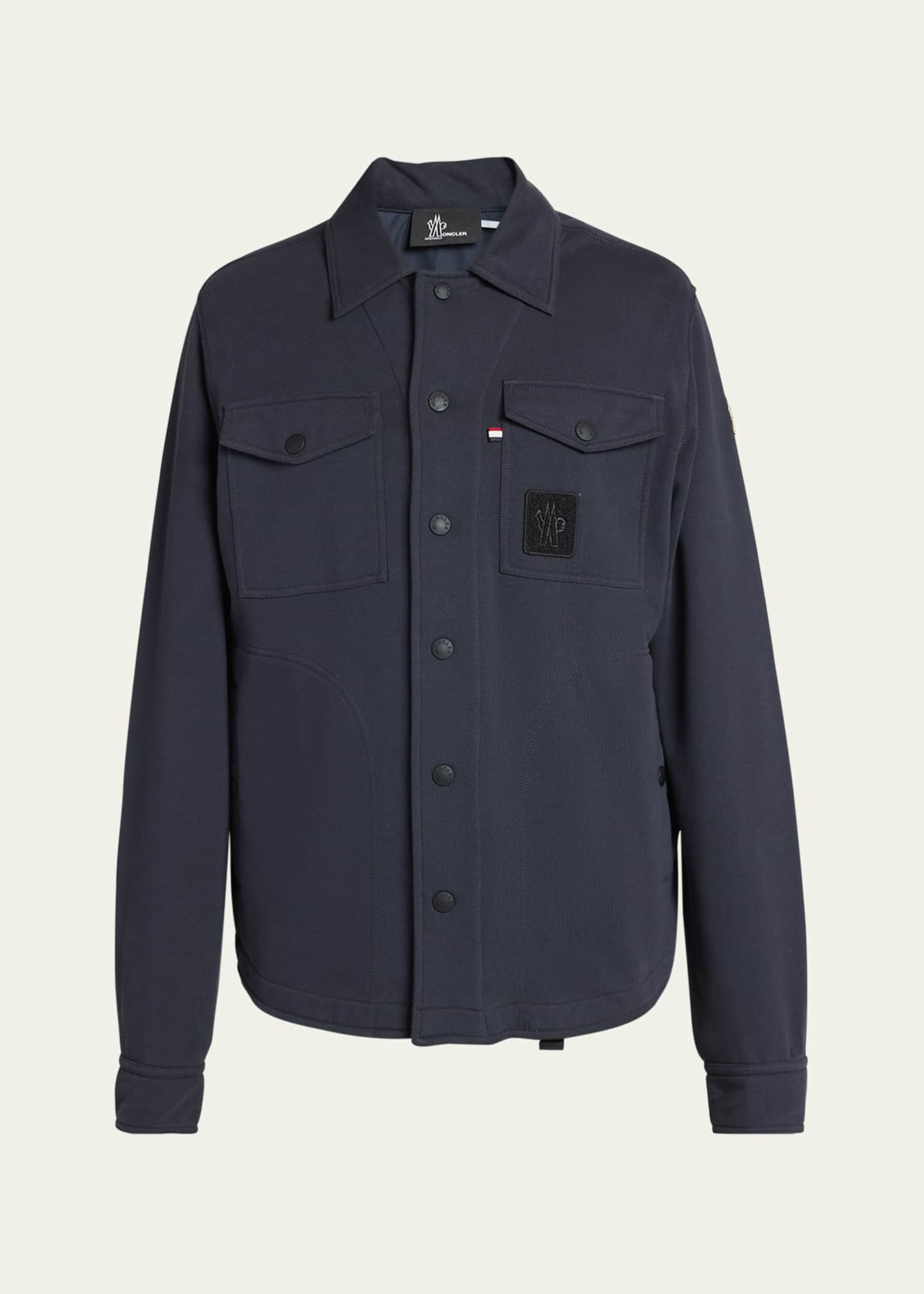Moncler Grenoble Men's Heavy Jersey Overshirt Image 1 of 5