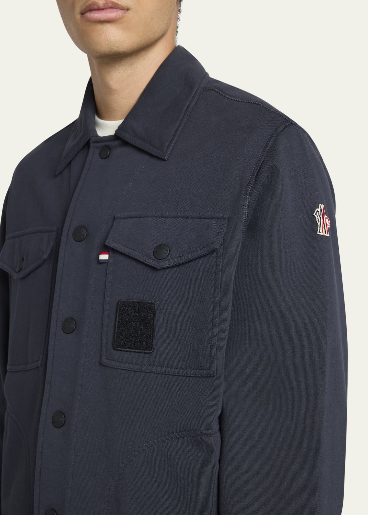 Moncler Grenoble Men's Heavy Jersey Overshirt Image 5 of 5
