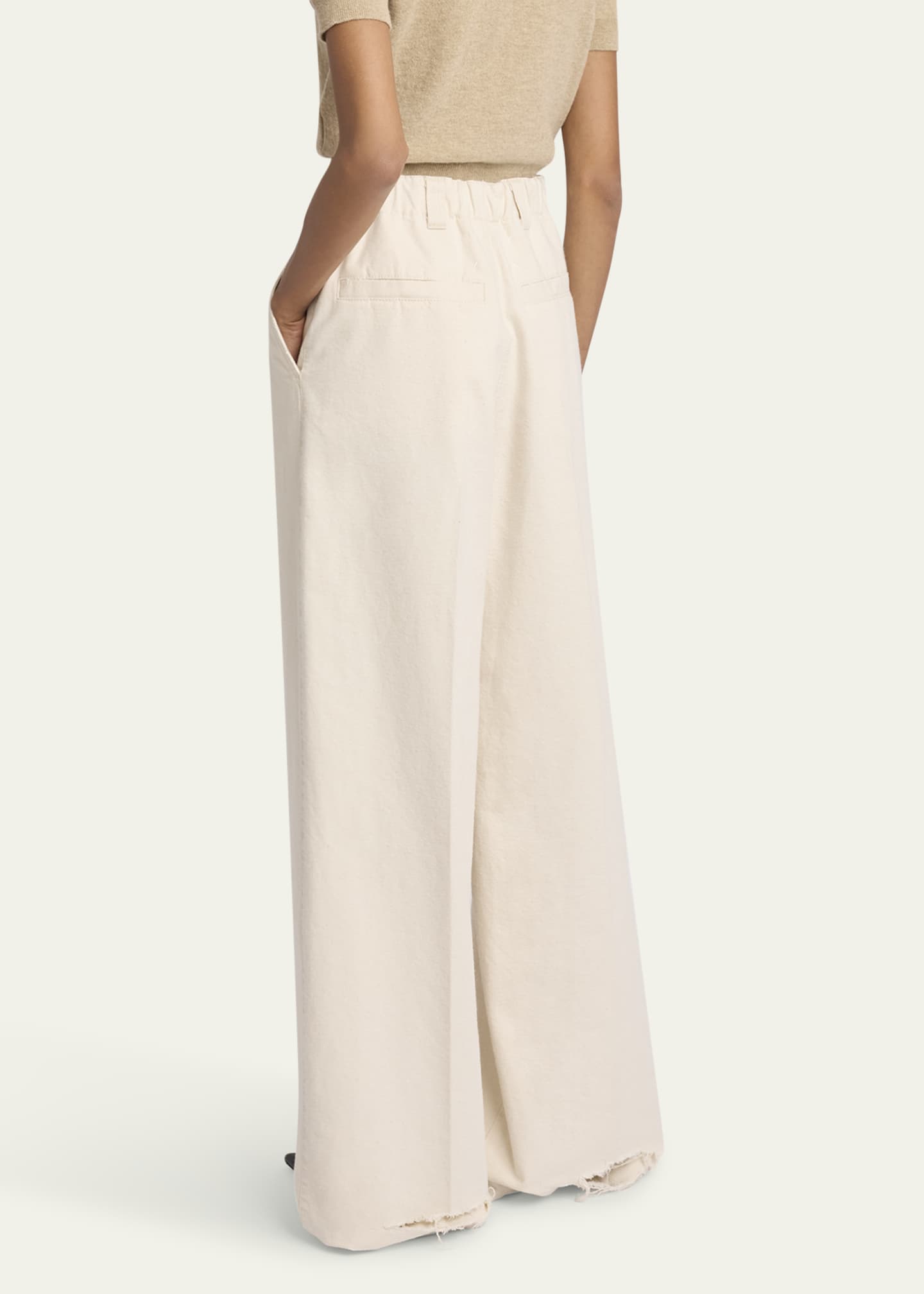 Maison Margiela Canvas Denim Wide Leg Pants Image 3 of 5