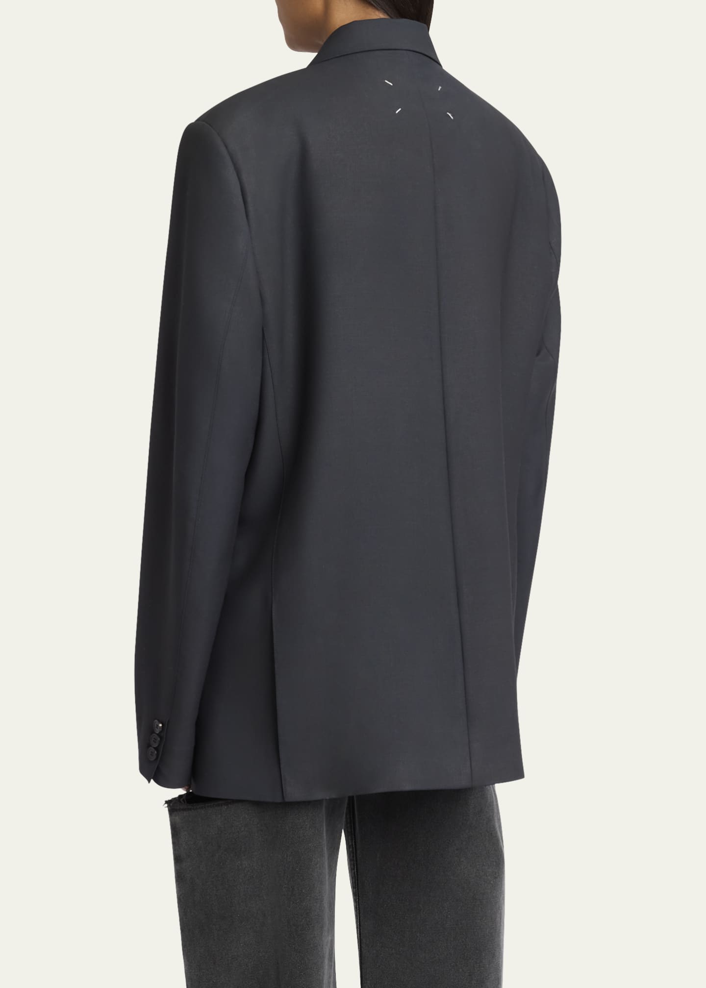 Maison Margiela Oversized Mohair Wool Jacket Image 3 of 5