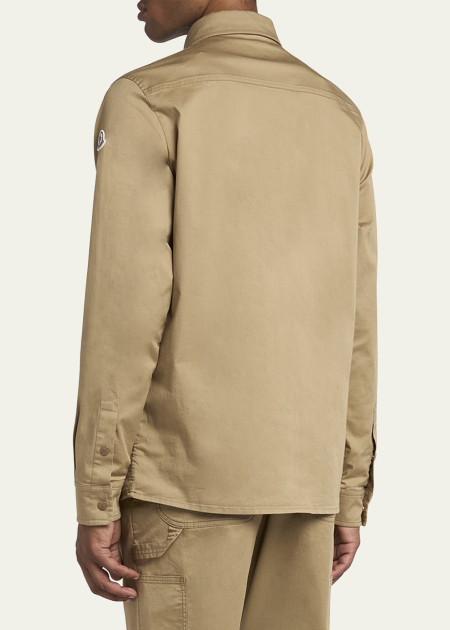 Moncler Men's Gabardine Overshirt Image 3 of 5