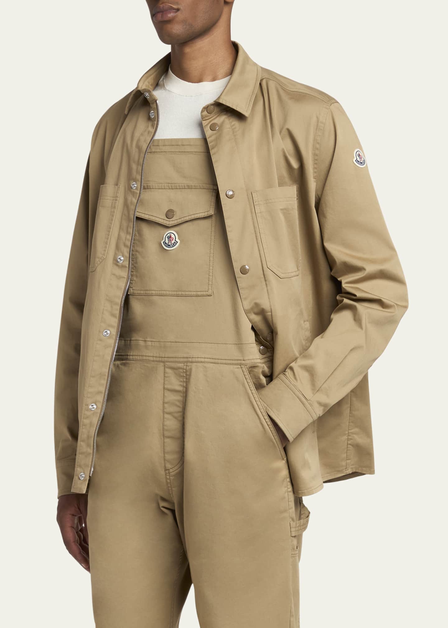 Moncler Men's Gabardine Overshirt Image 4 of 5