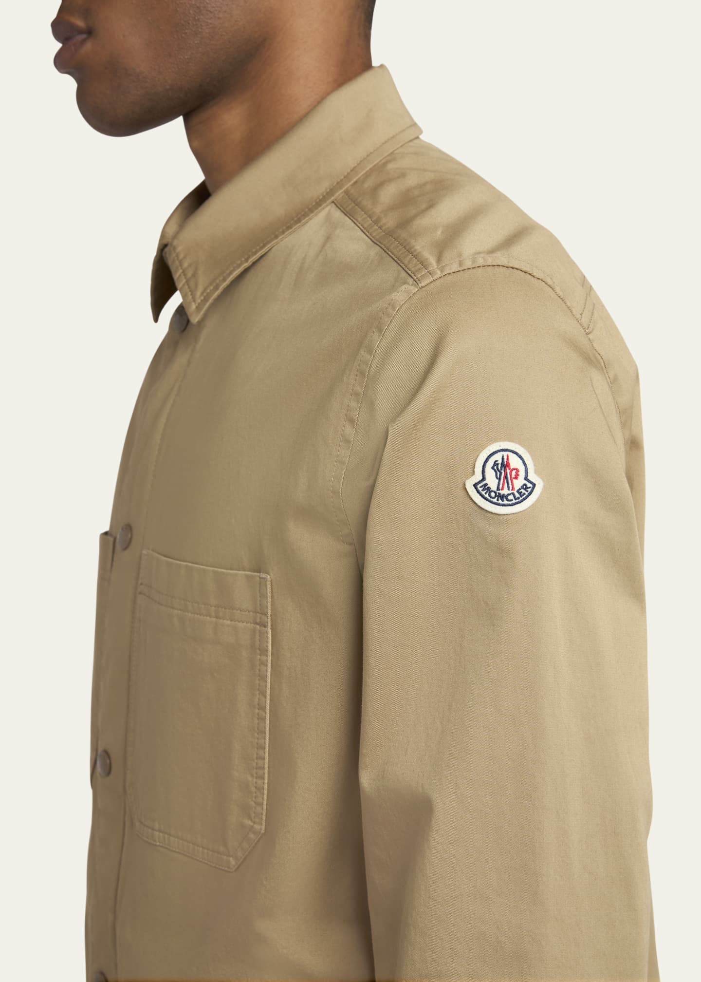 Moncler Men's Gabardine Overshirt Image 5 of 5