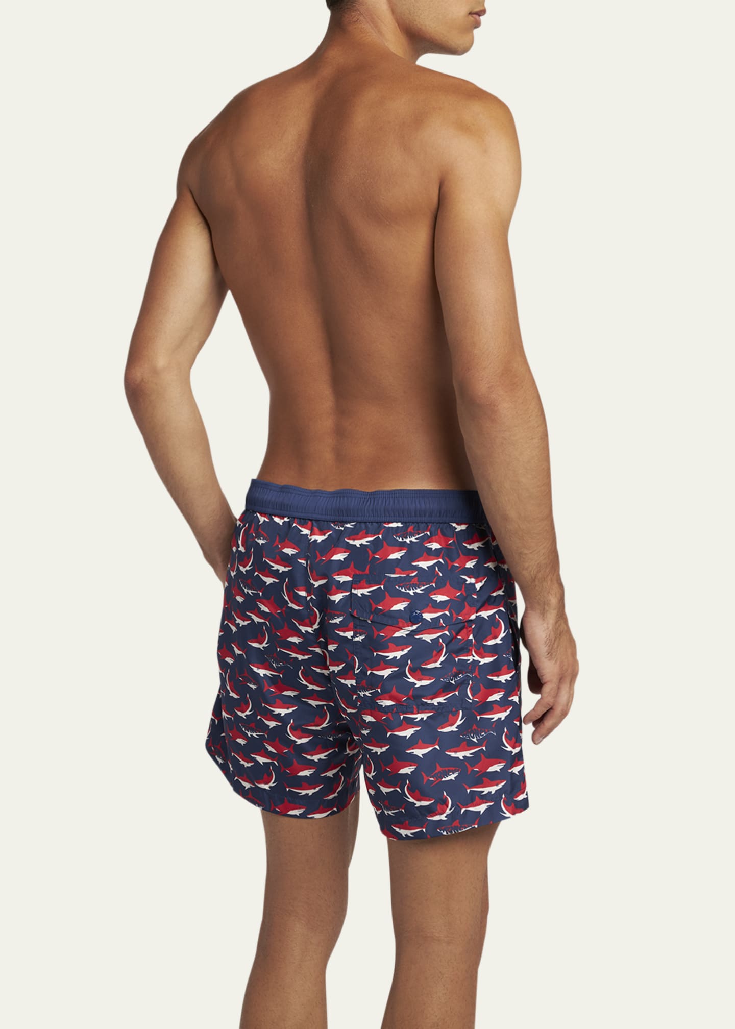 Moncler Men's Shark Swim Shorts Image 3 of 4
