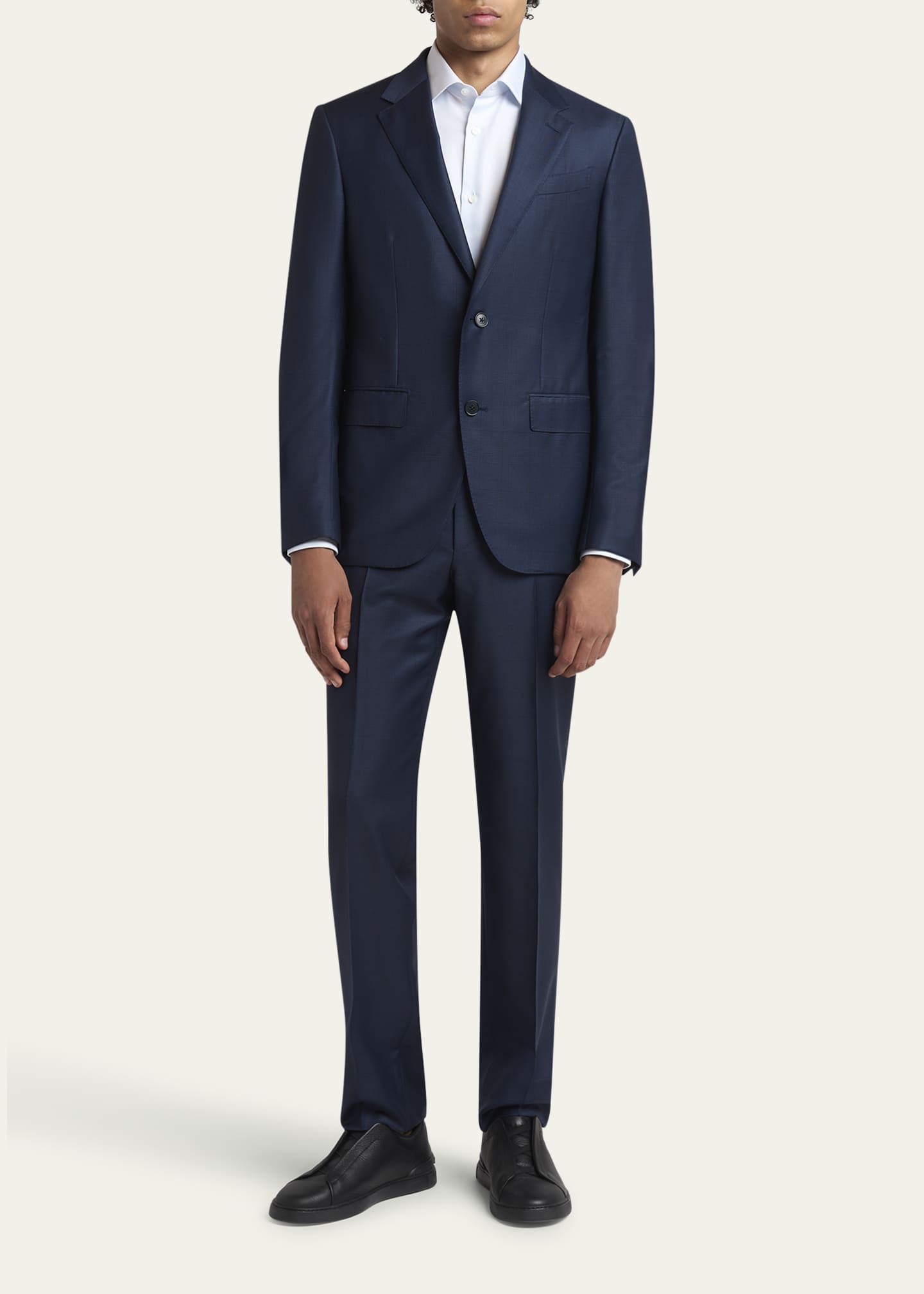 ZEGNA Men's Trofeo Plaid Suit - Bergdorf Goodman