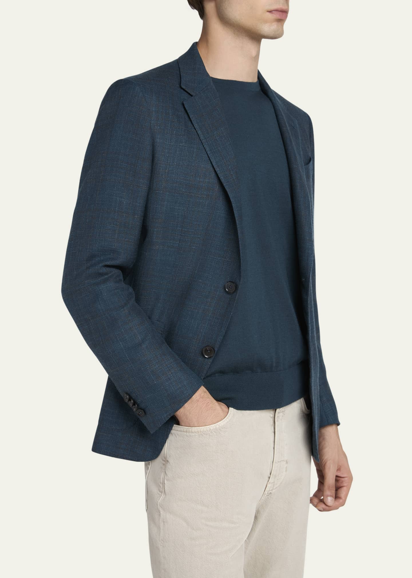 ZEGNA Men's Crossover Sport Coat Image 4 of 5