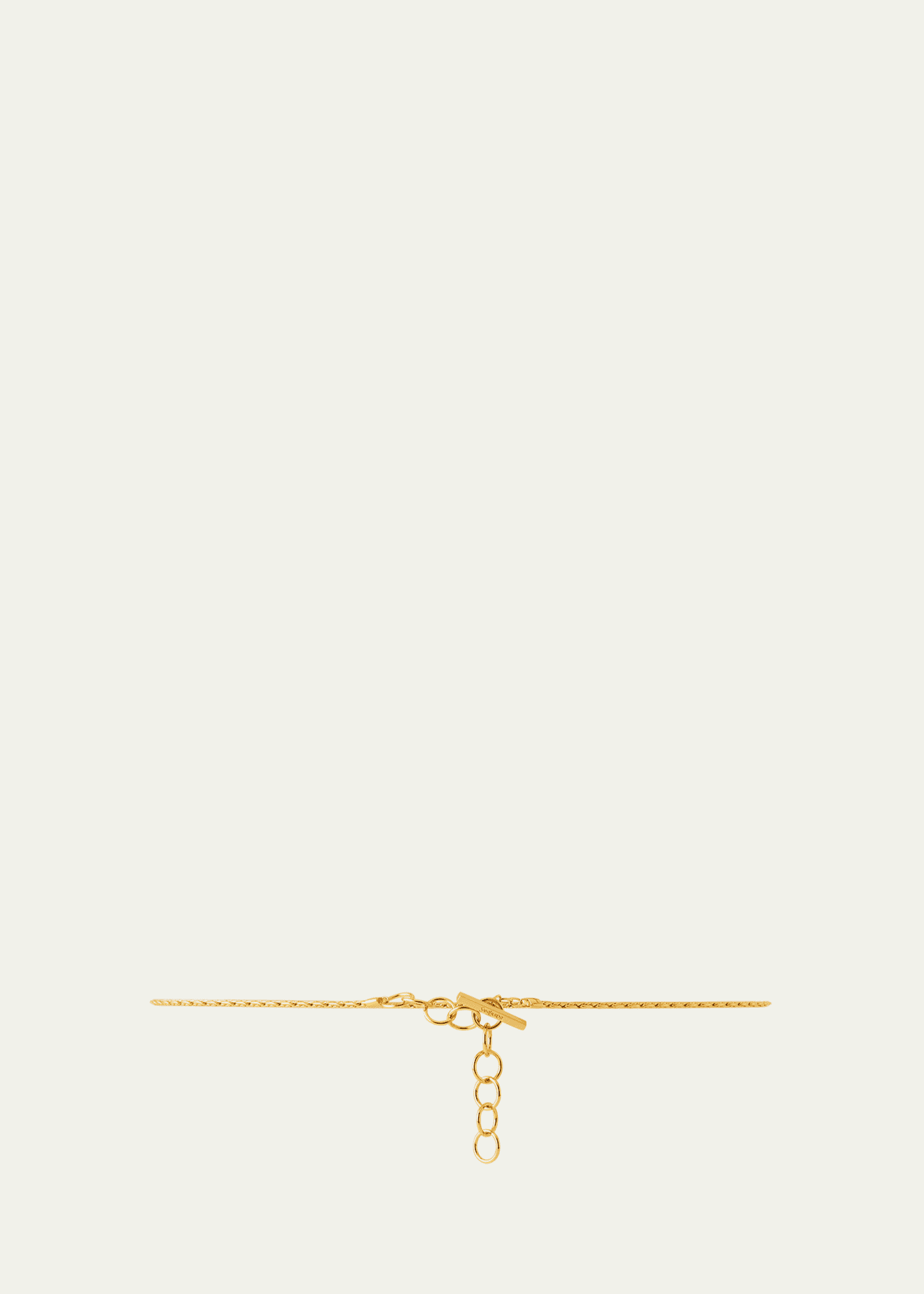 Saint Laurent Skinny Brass Chain Belt Image 1 of 3