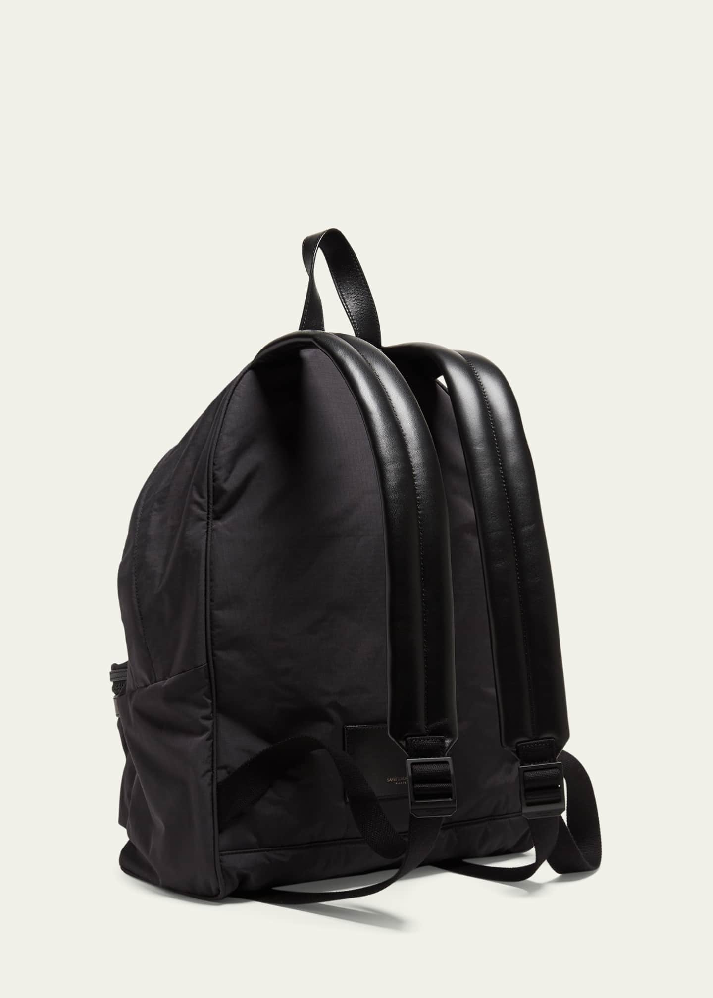 Saint Laurent Men's City Ripstop Backpack Image 3 of 5