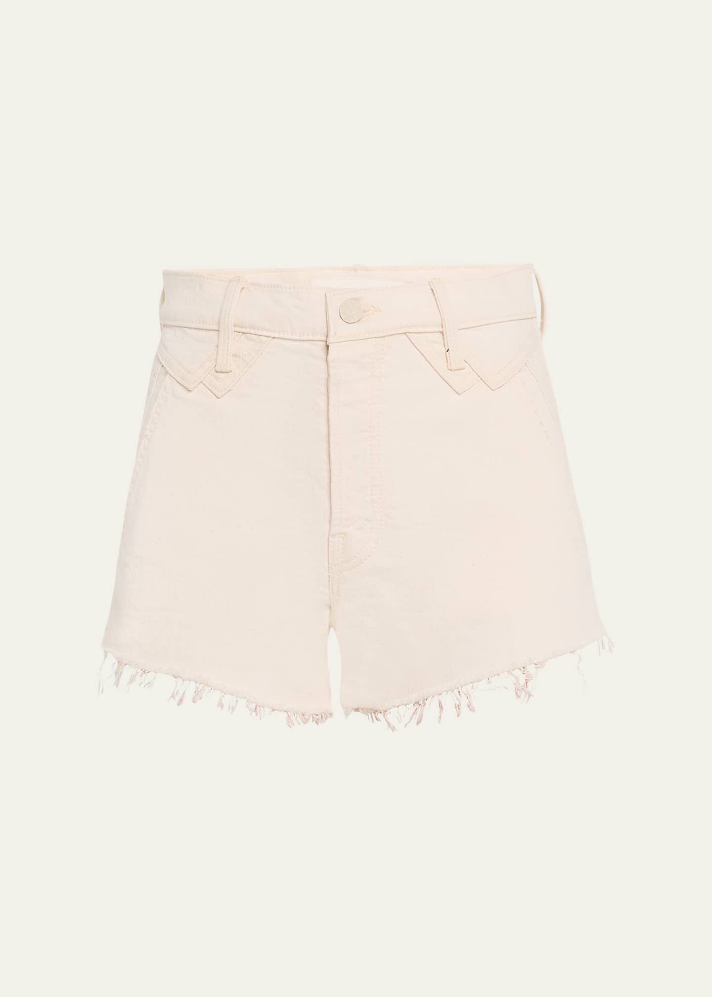 The Rocky Tomcat Kick Fray Denim Shorts