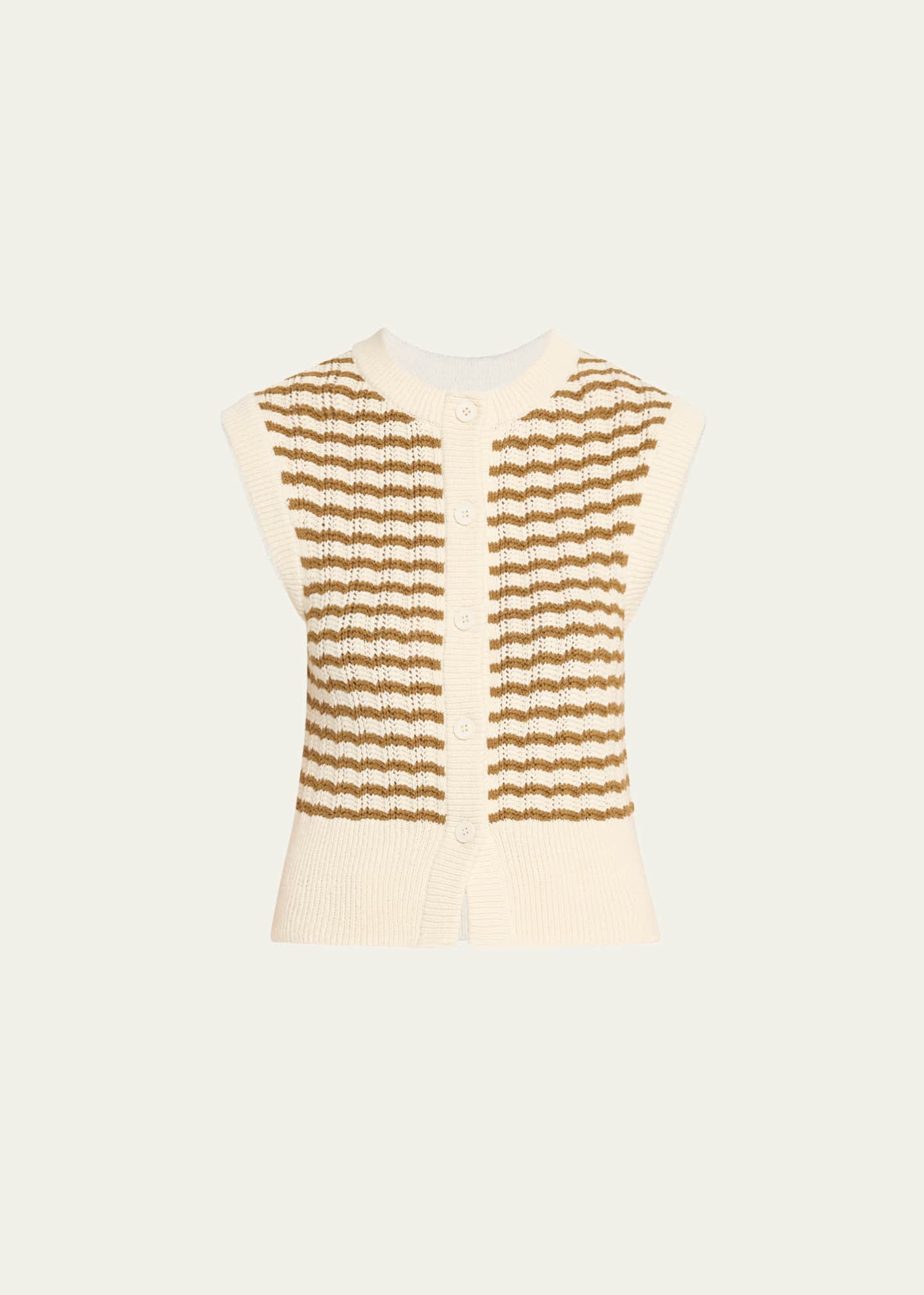 A.L.C. Margo Sleeveless Striped Knit Top Image 1 of 5