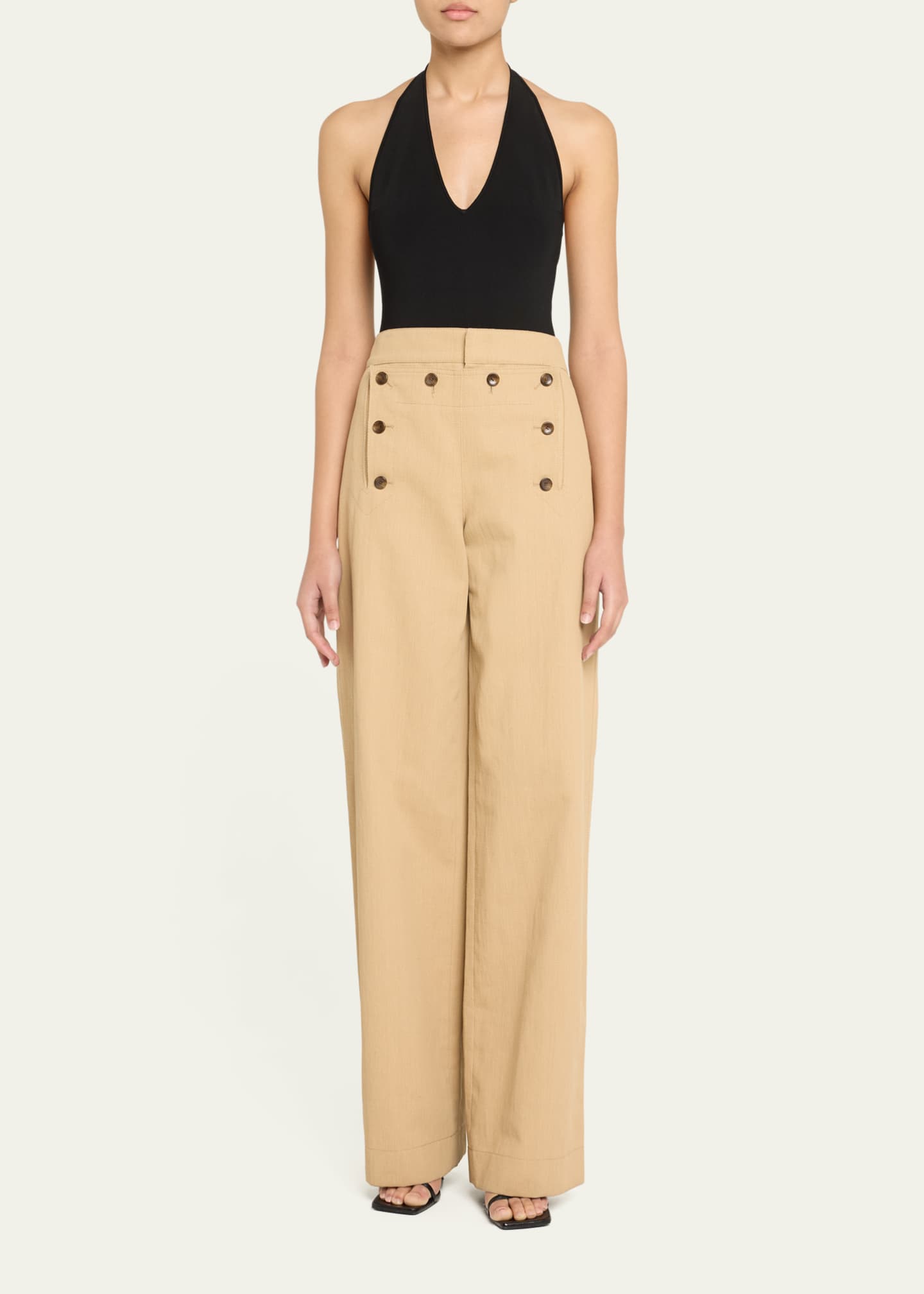 A.L.C. Lucas Wide-Leg Sailor Pants Image 2 of 5