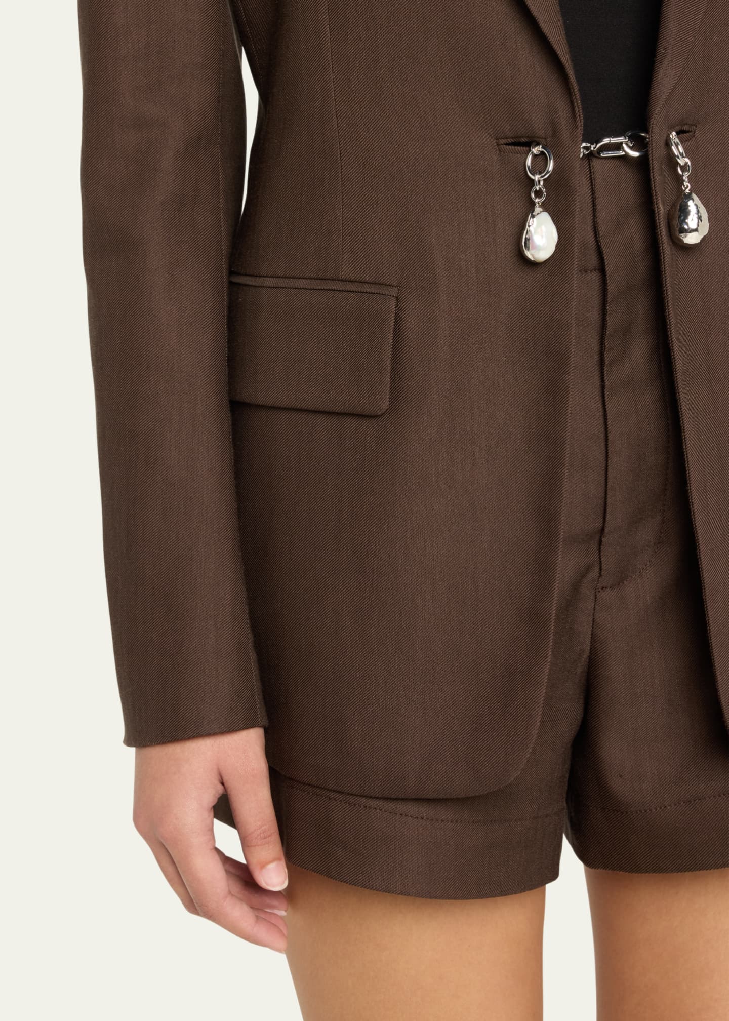 A.L.C. Mel Chain-Embellished Jacket Image 5 of 5