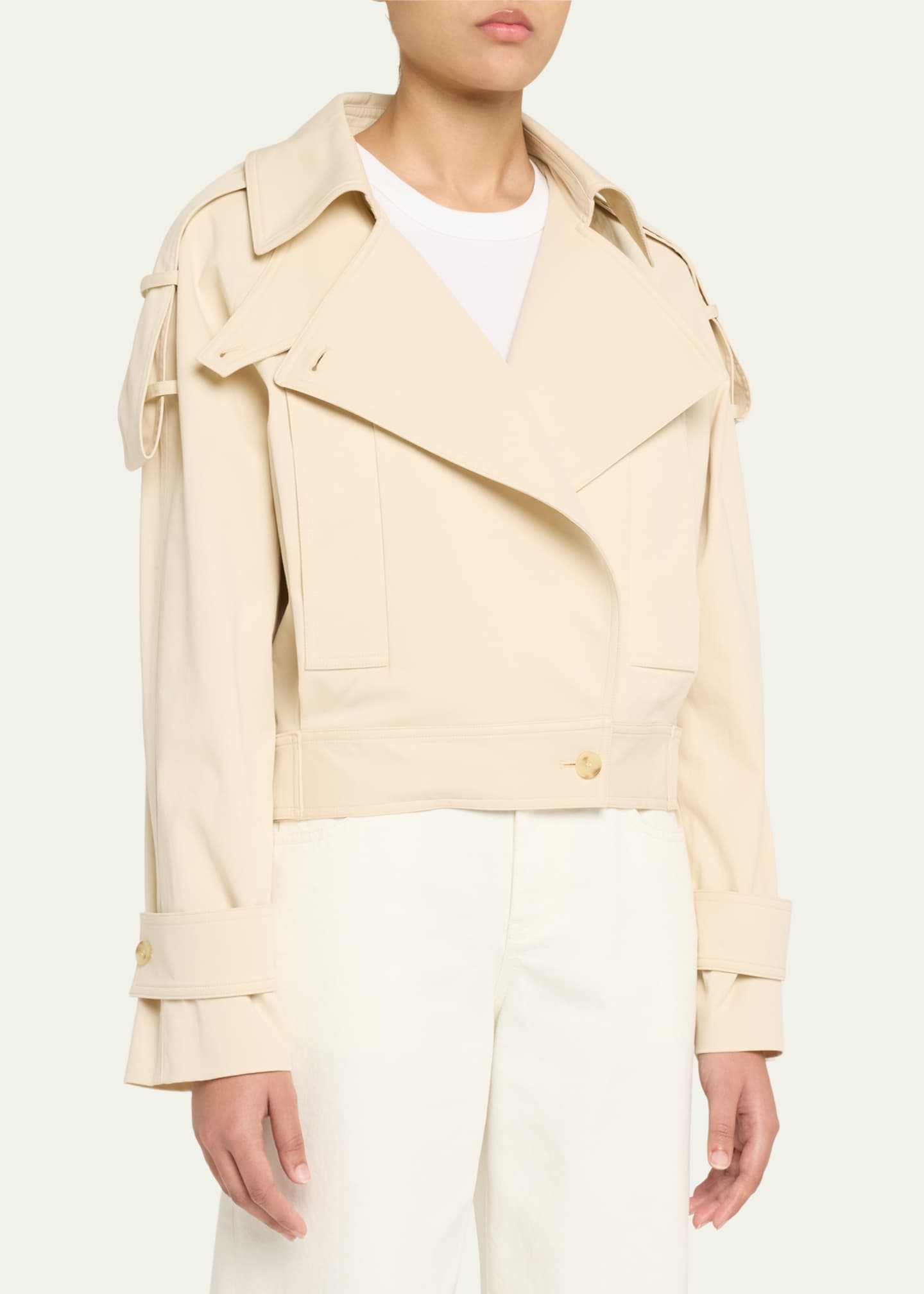 A.L.C. Miles Oversized Stretch Cotton Jacket Image 4 of 5