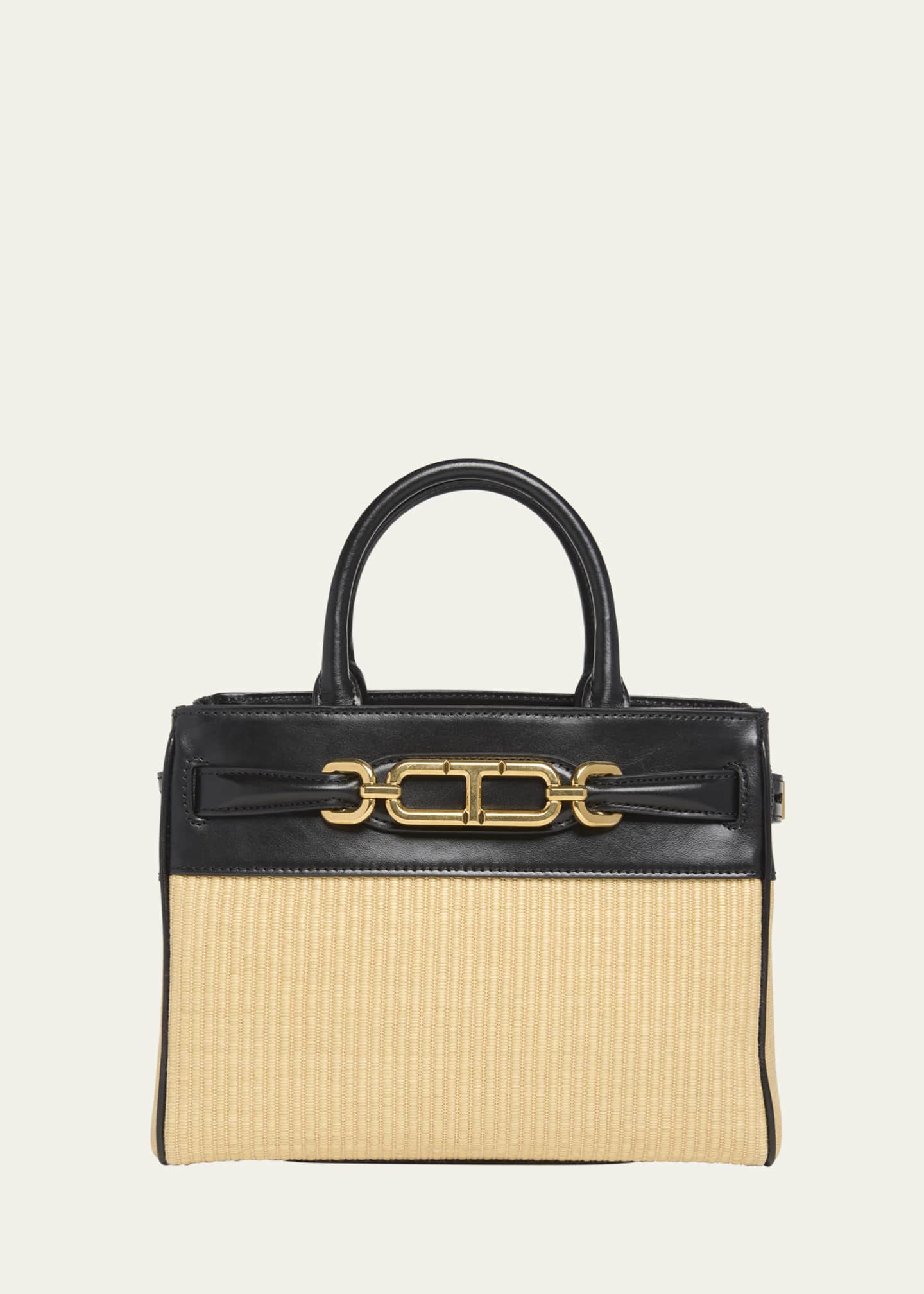 TOM FORD Whitney Small Top Handle Bag in Cotton and Leather Bergdorf Goodman