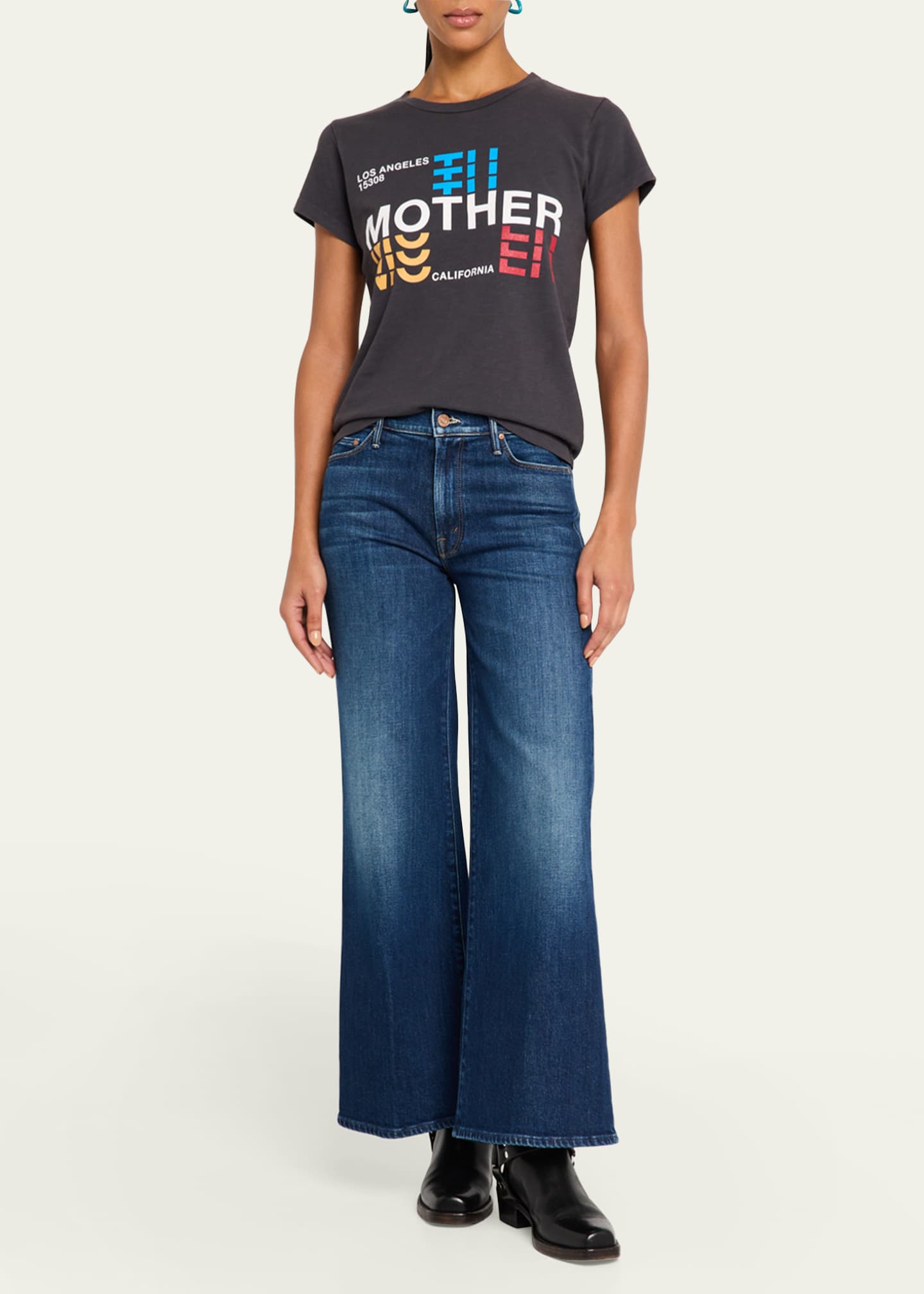 MOTHER The Twister Flood Jeans Image 2 of 5