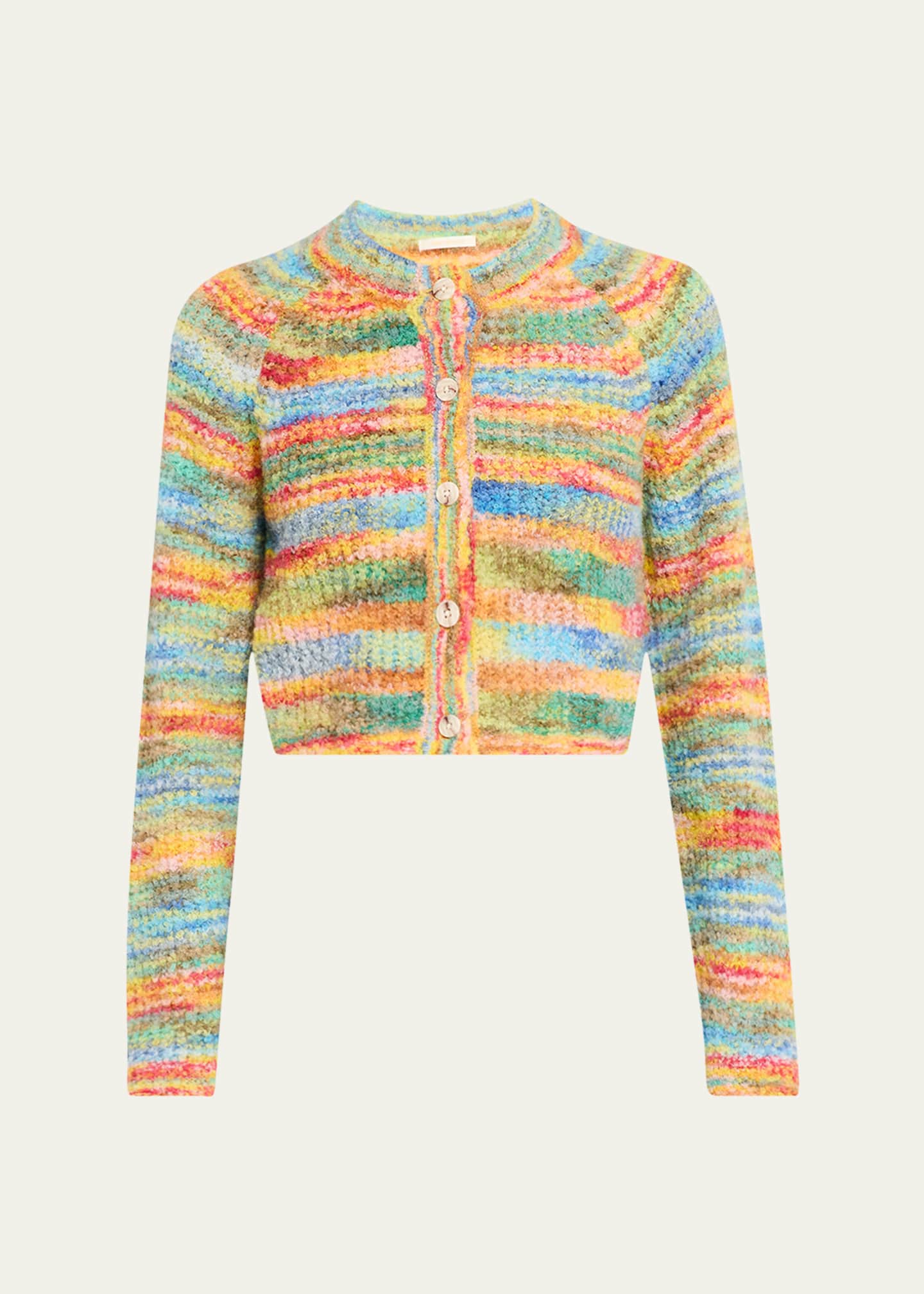 MOTHER The Raglan Crop Alpaca Cardigan Image 1 of 5