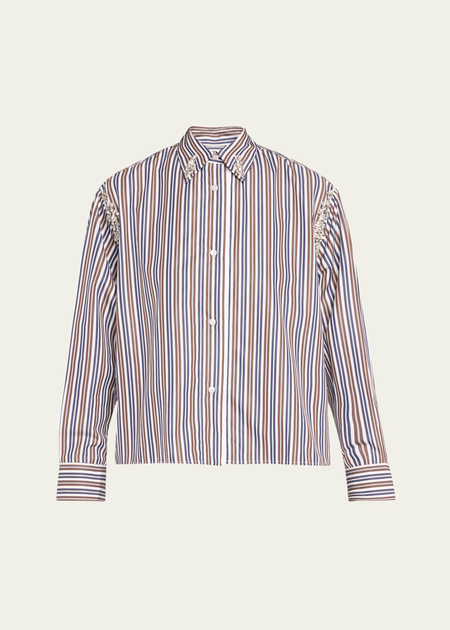 Embellished Long-Sleeve Shirt