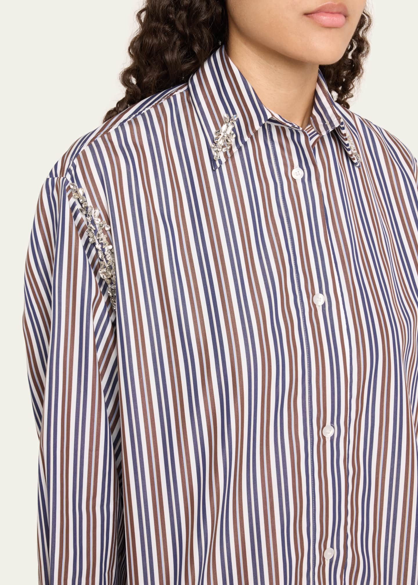 Embellished Long-Sleeve Shirt - Thumbnail 5